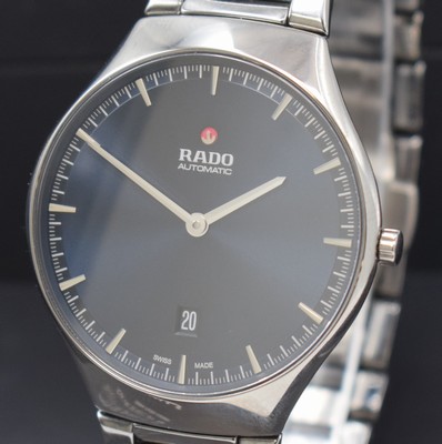 26929842a - RADO Armbanduhr True Thinline Referenz R27088202, Automatik, beids. vergl. Keramikgeh. ...