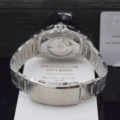 26929880b - UNION GLASHÜTTE Herrenarmbanduhr Belisar Referenz D014.907 A, Automatik, beids. ...