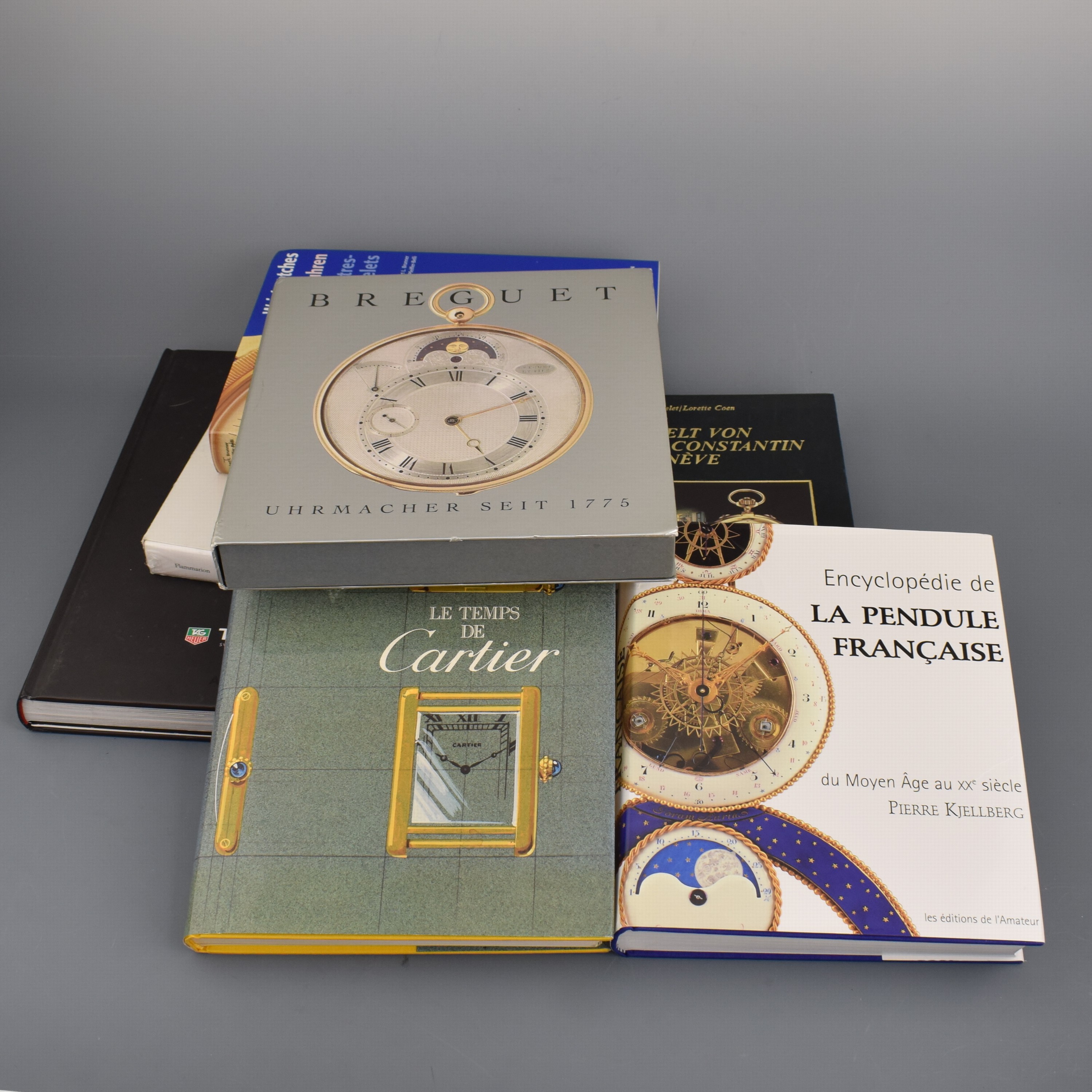 Detail a: Konvolut: 7 Uhrenfachbücher, 1) "Die Welt von Vacheron Constantin Geneve", 2) "Cartier Die Tank-Uhr", 3) "La Pendule ...