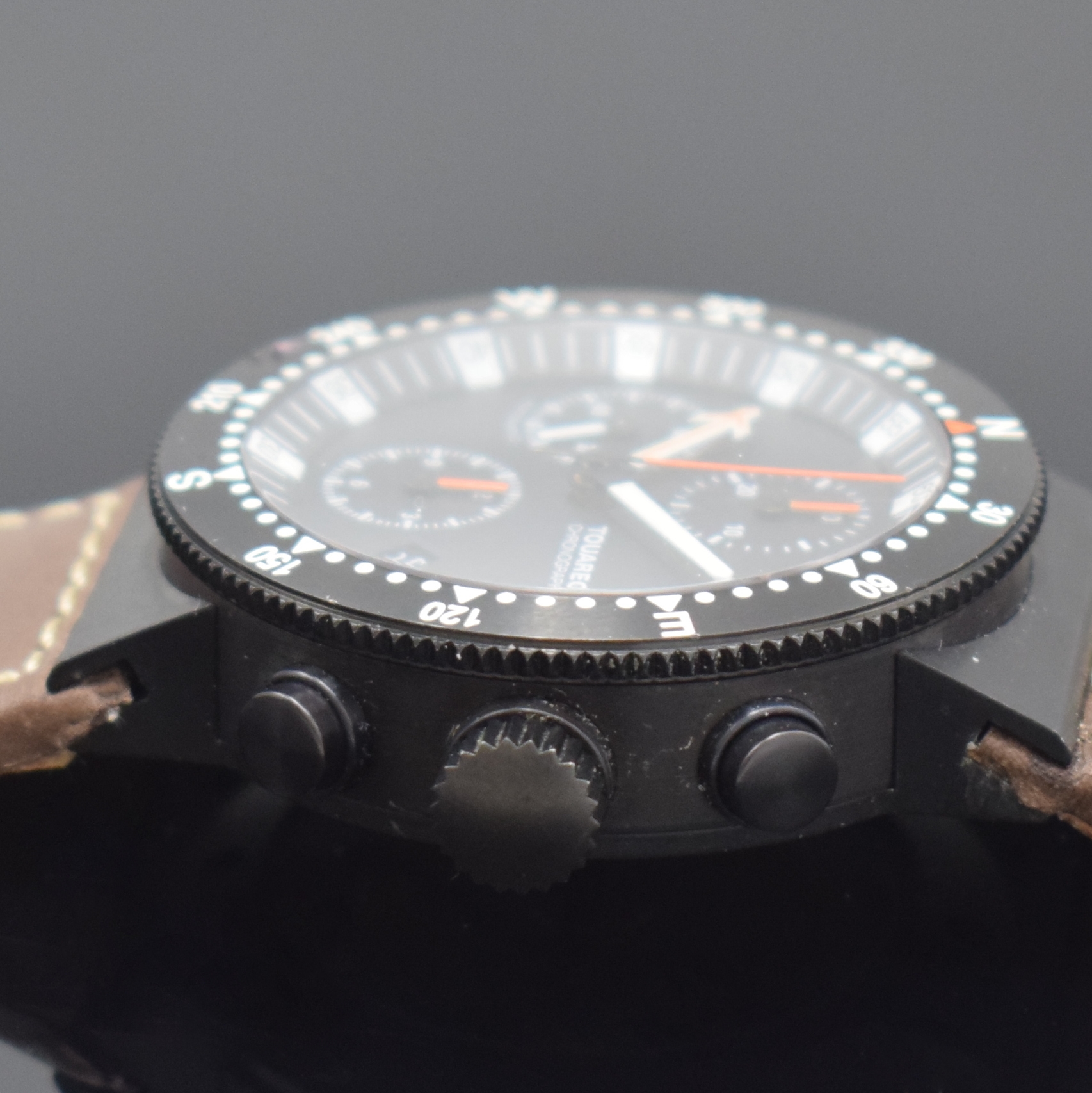 Detail b: GWC VOLKSWAGEN DESIGN Armbandchronograph Modell Touareg, Automatik, Schweiz/Deutschland um 2005, Automatik, geschw. und beids. vergl. Geh. inkl. ...