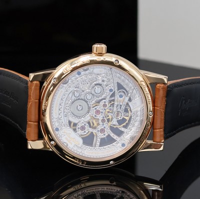 26930100c - GLASHÜTTE ORIGINAL Senator skelettierte Edition nahezu neuwertige, feine und seltene ...