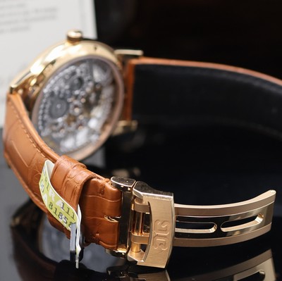26930100d - GLASHÜTTE ORIGINAL Senator skelettierte Edition nahezu neuwertige, feine und seltene ...