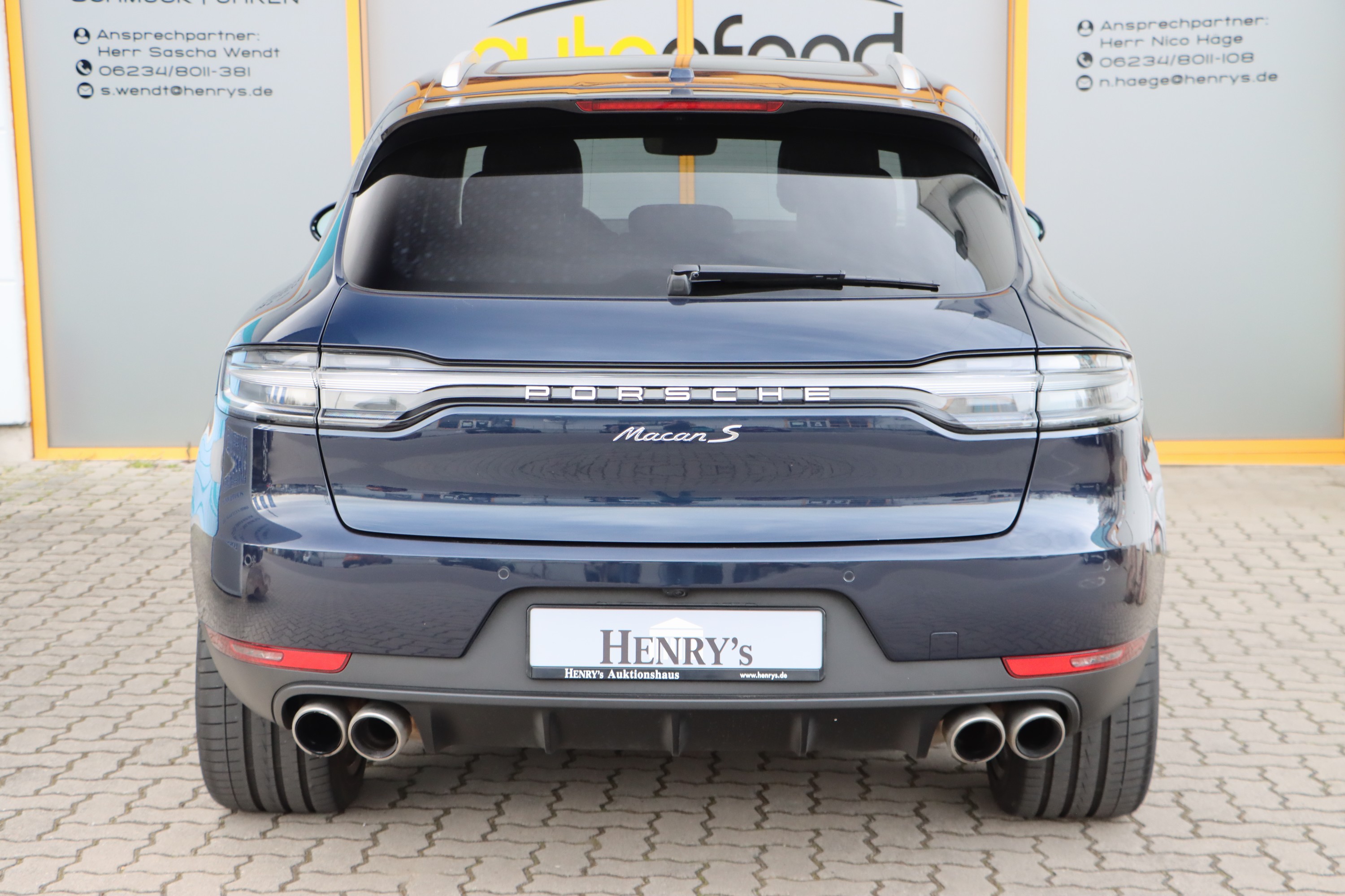 Detail t: Porsche Macan S, Fahrgestellnummer: WP1AB2A5XMLB31766, EZ 01/2021, 1. Hand, Laufleistung ca. 40.300 km, HU 02/2026, 260 kW/354 PS, 6-Zylinder, ...