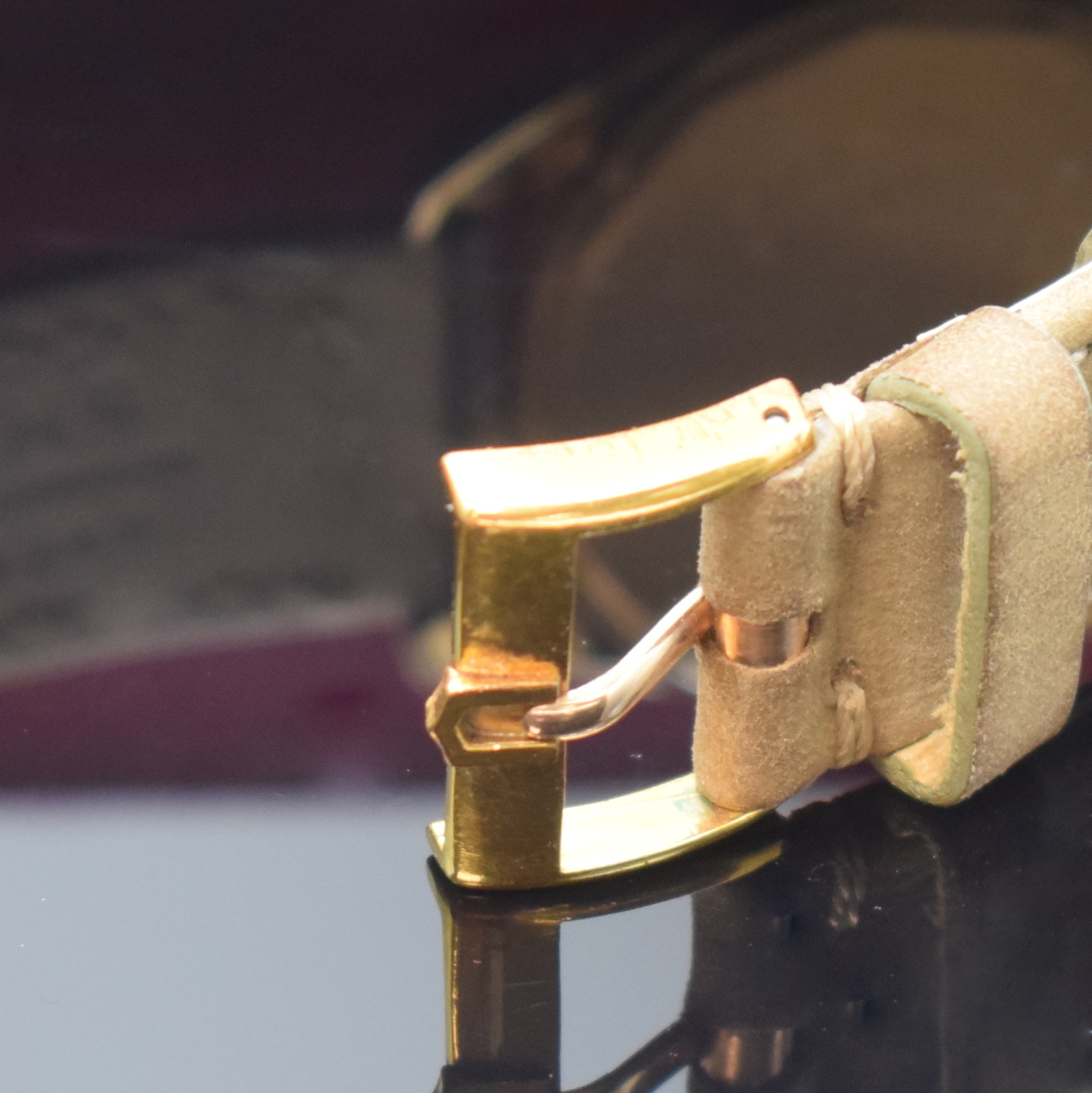 Detail b: UNIVERSAL GENEVE feine und sehr seltene Herrenarmbanduhr Polerouter De Luxe in RG 750/000 Referenz 10357 4, Automatik, Schweiz um 1957, aufw. ...