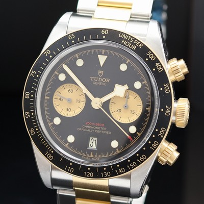 26930951a - TUDOR Black Bay nahezu neuwertiger Armbandchronograph Referenz 79363N, Automatik, ...