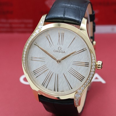 26930952a - OMEGA De Ville Tresor nahezu neuwertige Herrenarmbanduhr in GG 750/000 Referenz ...