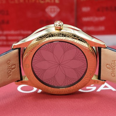 26930952e - OMEGA De Ville Tresor nahezu neuwertige Herrenarmbanduhr in GG 750/000 Referenz ...
