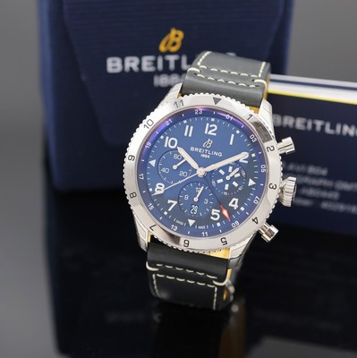 Image 26930953 - BREITLING Super Avi B04 GMT nahezu neuwertiger Armbandchronograph in Stahl Referenz ...
