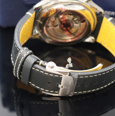 26930953b - BREITLING Super Avi B04 GMT nahezu neuwertiger Armbandchronograph in Stahl Referenz ...