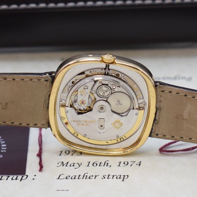 26930955e - PATEK PHILIPPE seltene Herrenarmbanduhr in GG 750/000 jumbo Ellipse D´Or "TV ...