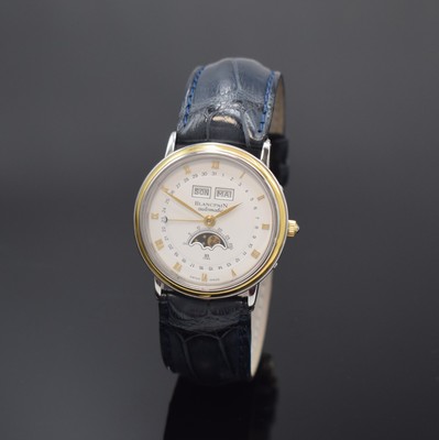 Image 26931468 - BLANCPAIN astronomische Armbanduhr mit Vollkalenderanzeige Serie Villeret, Schweiz um ...