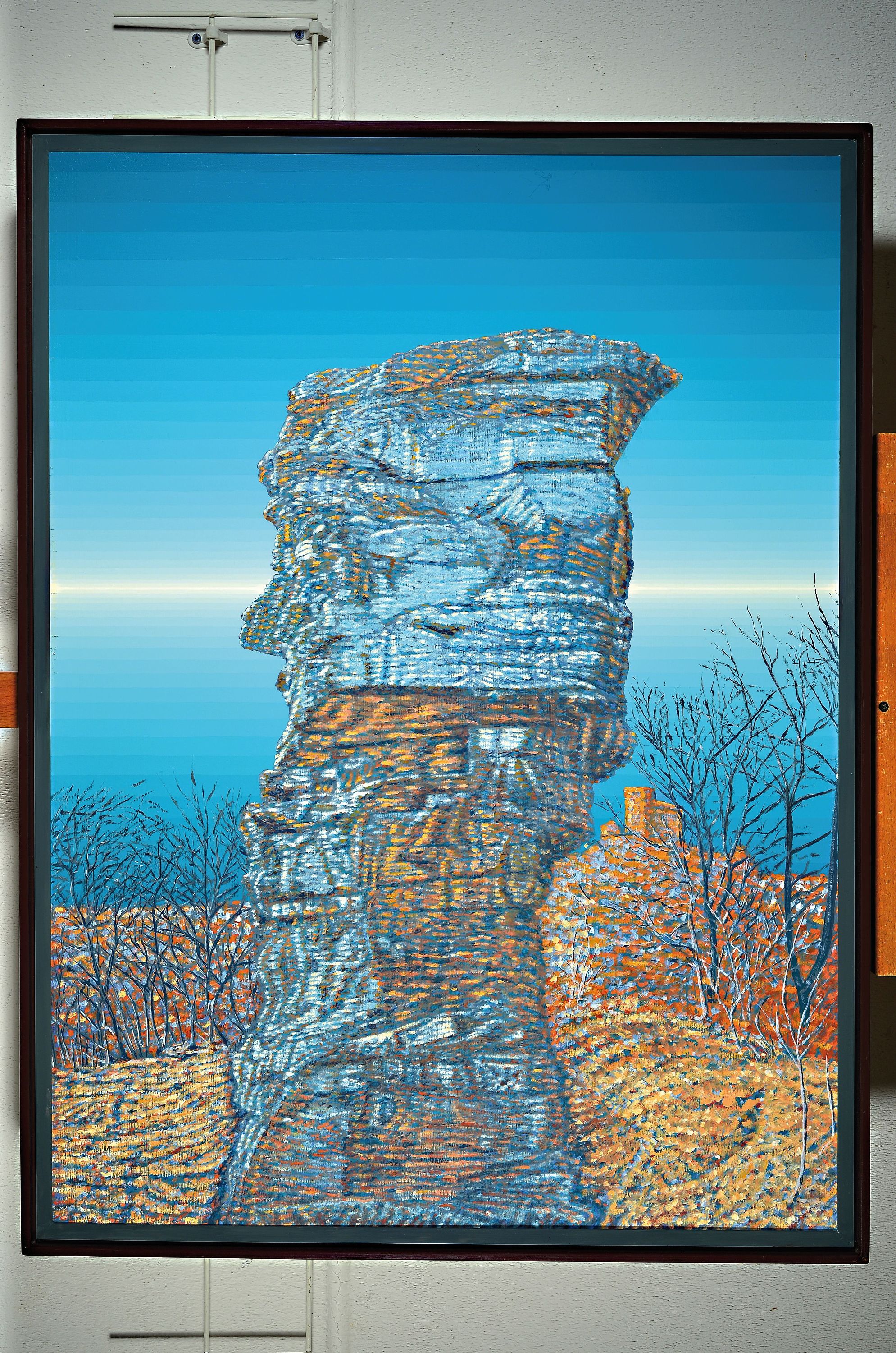 Detail k: Klaus Wendel, 1935 Wollmesheim-2005, Anebos, Öl/Hartfaser, rückseitig signiert, betitelt und dat. 2004, ca. 100x74cm, R. ca. 104x78cm