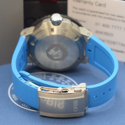 26932546b - ORIS nahezu neuwertige Herrenarmbanduhr Aquis Pro 4000M Referenz 01 400 7777 7155, ...