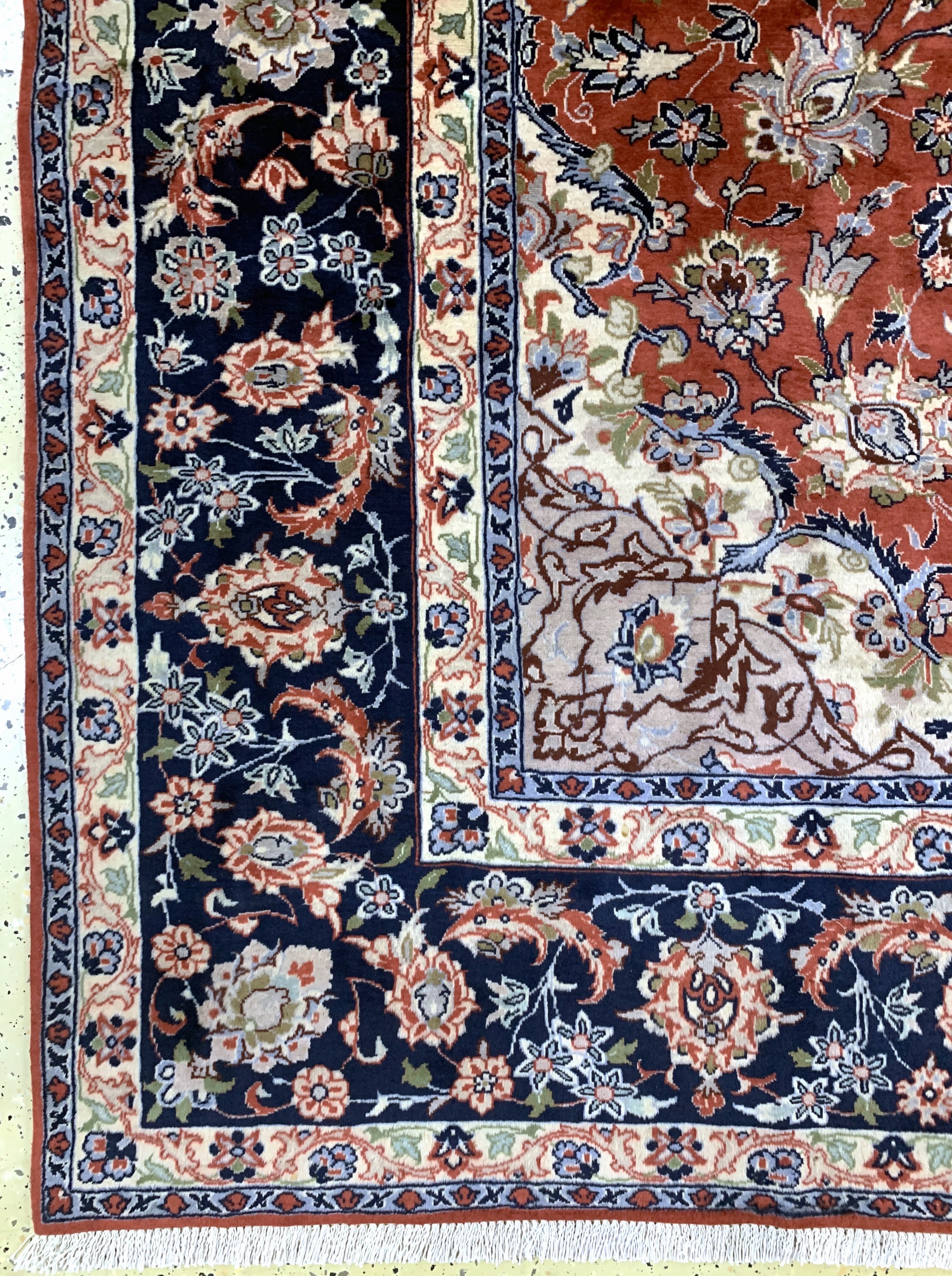 Detail b: Sarogh, Persien, Mitte 20.Jhd., Wolle auf Baumwolle, ca. 366 x 255 cm, EHZ: 2