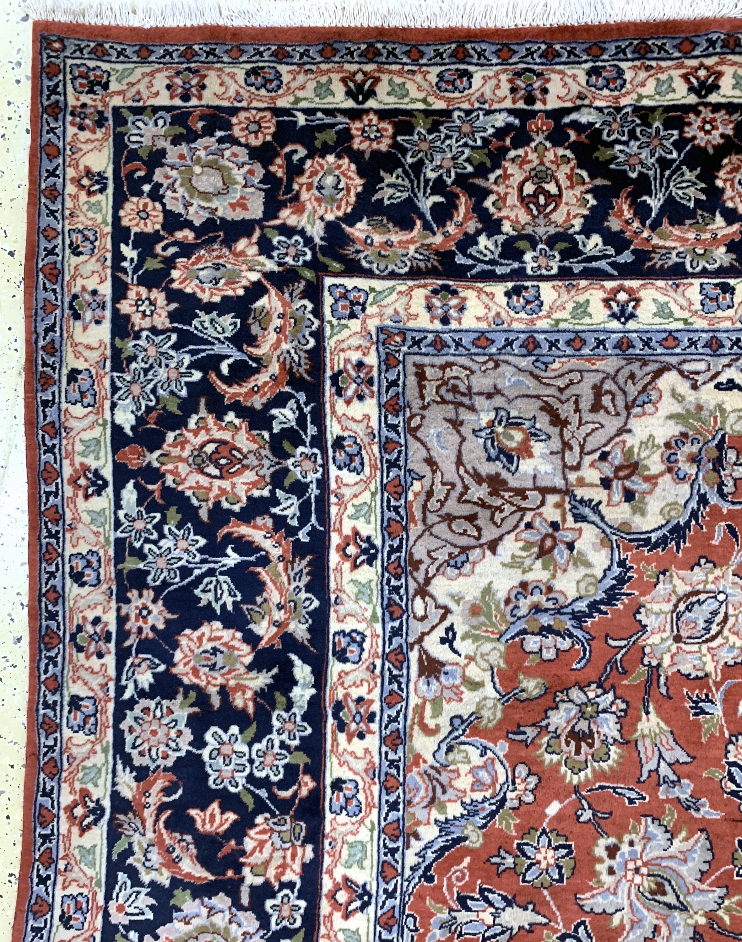 Detail d: Sarogh, Persien, Mitte 20.Jhd., Wolle auf Baumwolle, ca. 366 x 255 cm, EHZ: 2
