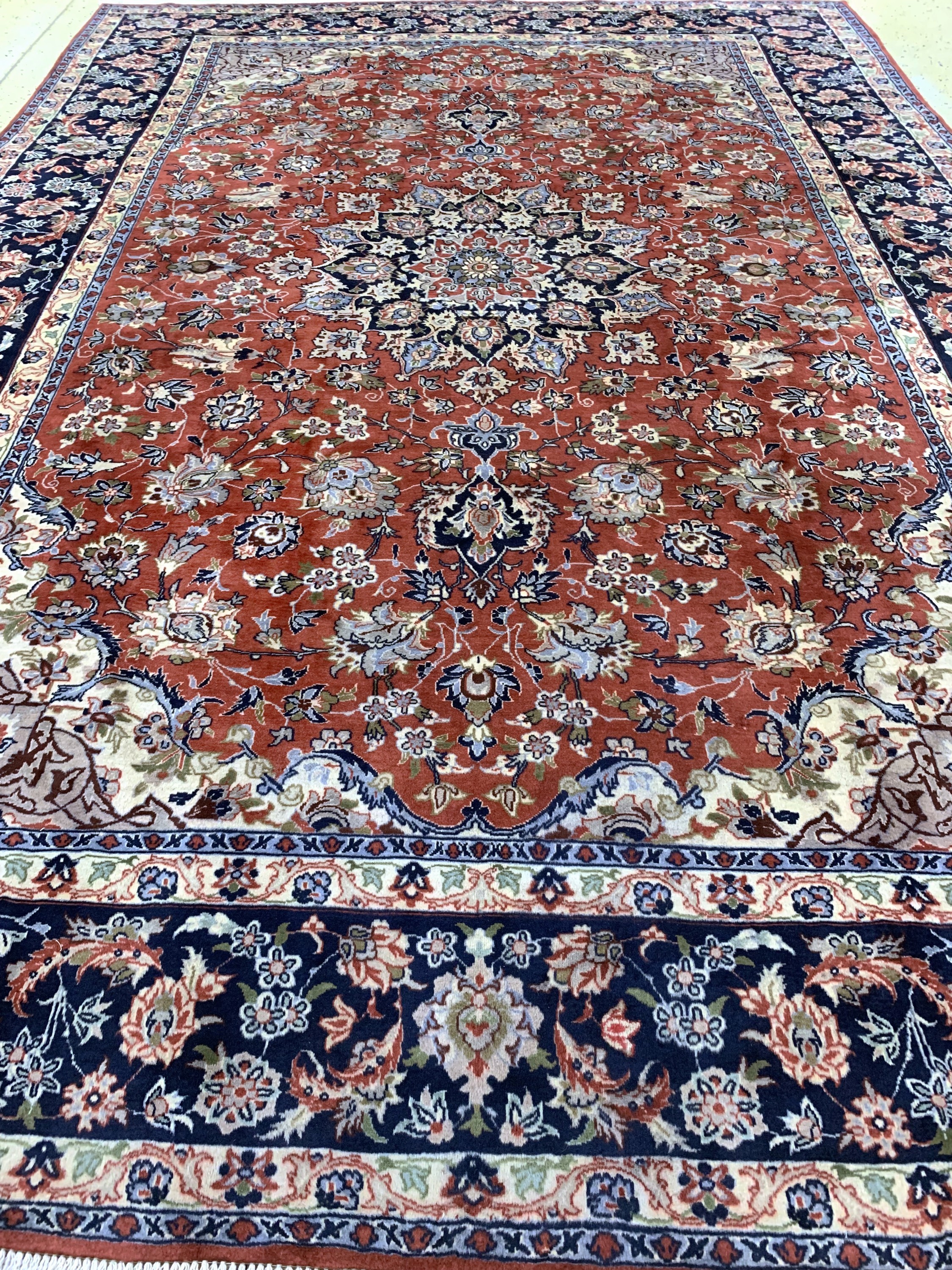 Detail f: Sarogh, Persien, Mitte 20.Jhd., Wolle auf Baumwolle, ca. 366 x 255 cm, EHZ: 2