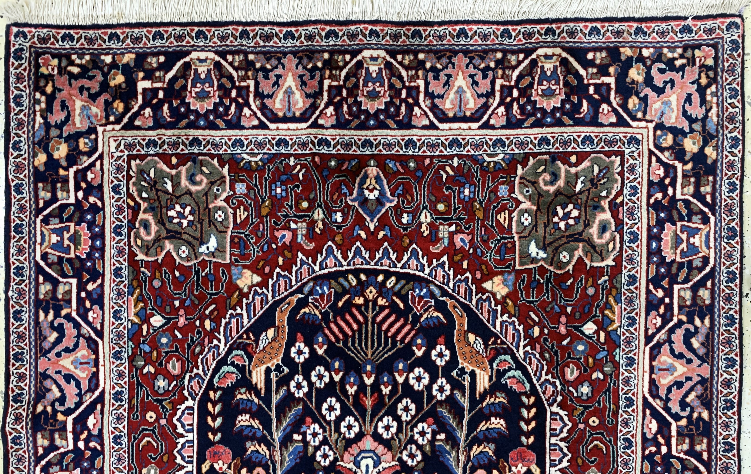 Detail a: Sarogh, Persien, Ende 20.Jhd., Wolle auf Baumwolle, ca. 282 x 155 cm, EHZ: 2