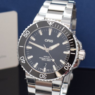 26932759a - ORIS nahezu neuwertige Armbanduhr Aquis Referenz 01 733 7730 4135, Automatik, ...