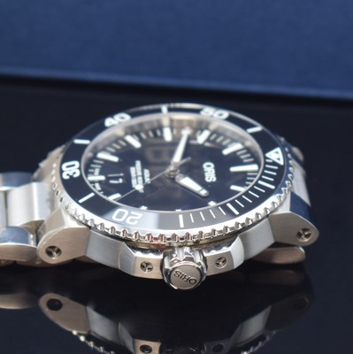 26932759c - ORIS nahezu neuwertige Armbanduhr Aquis Referenz 01 733 7730 4135, Automatik, ...