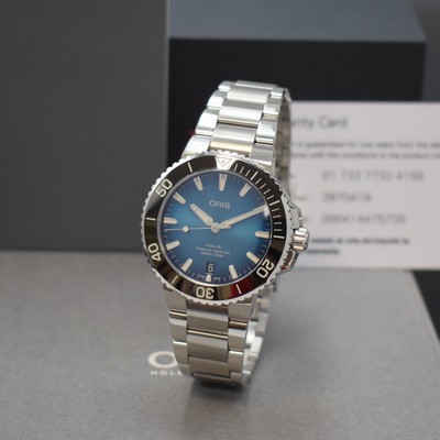 Image 26932764 - ORIS nahezu neuwertige Armbanduhr Aquis Referenz 01 733 7732 4155, Automatik, ...