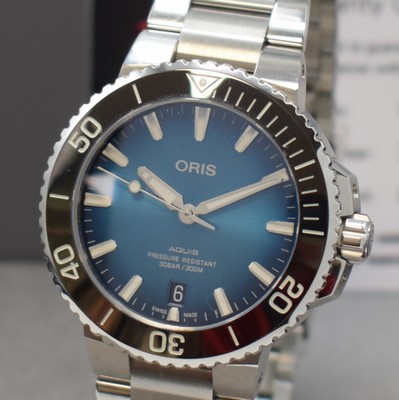 26932764a - ORIS nahezu neuwertige Armbanduhr Aquis Referenz 01 733 7732 4155, Automatik, ...