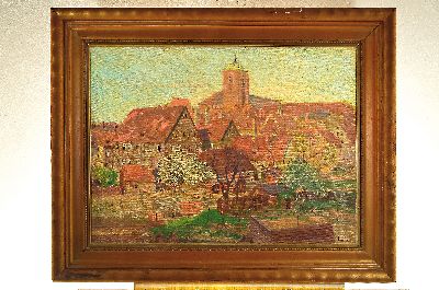 26932881k - Hans Dressler, 1869-1943 Breslau, Ansicht von Breslau, Blick über die Daliowa ...