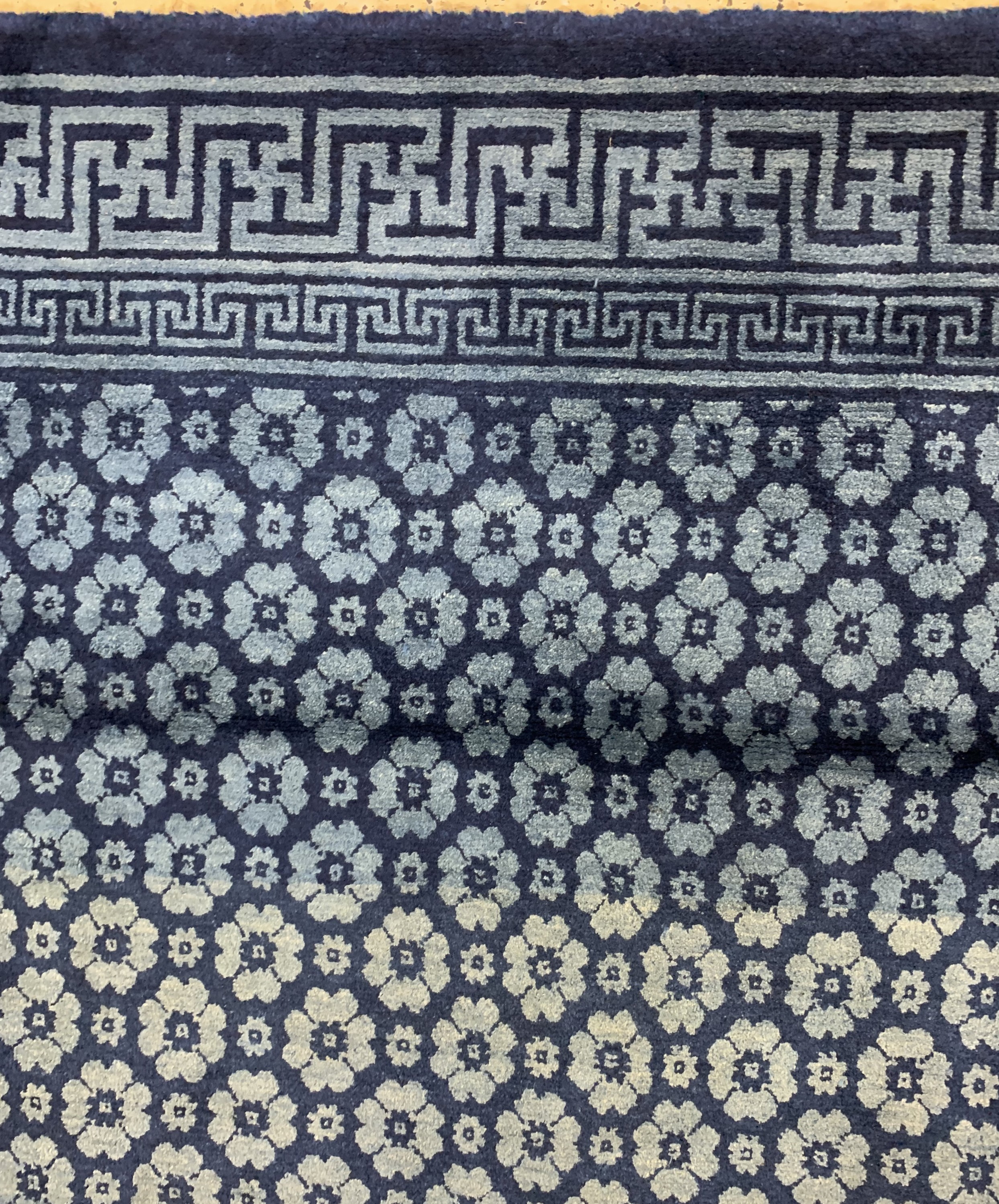 Detail e: Pao Tow antik, China, um 1900, Wolle auf Baumwolle, ca. 180 x 280 cm, EHZ: 2