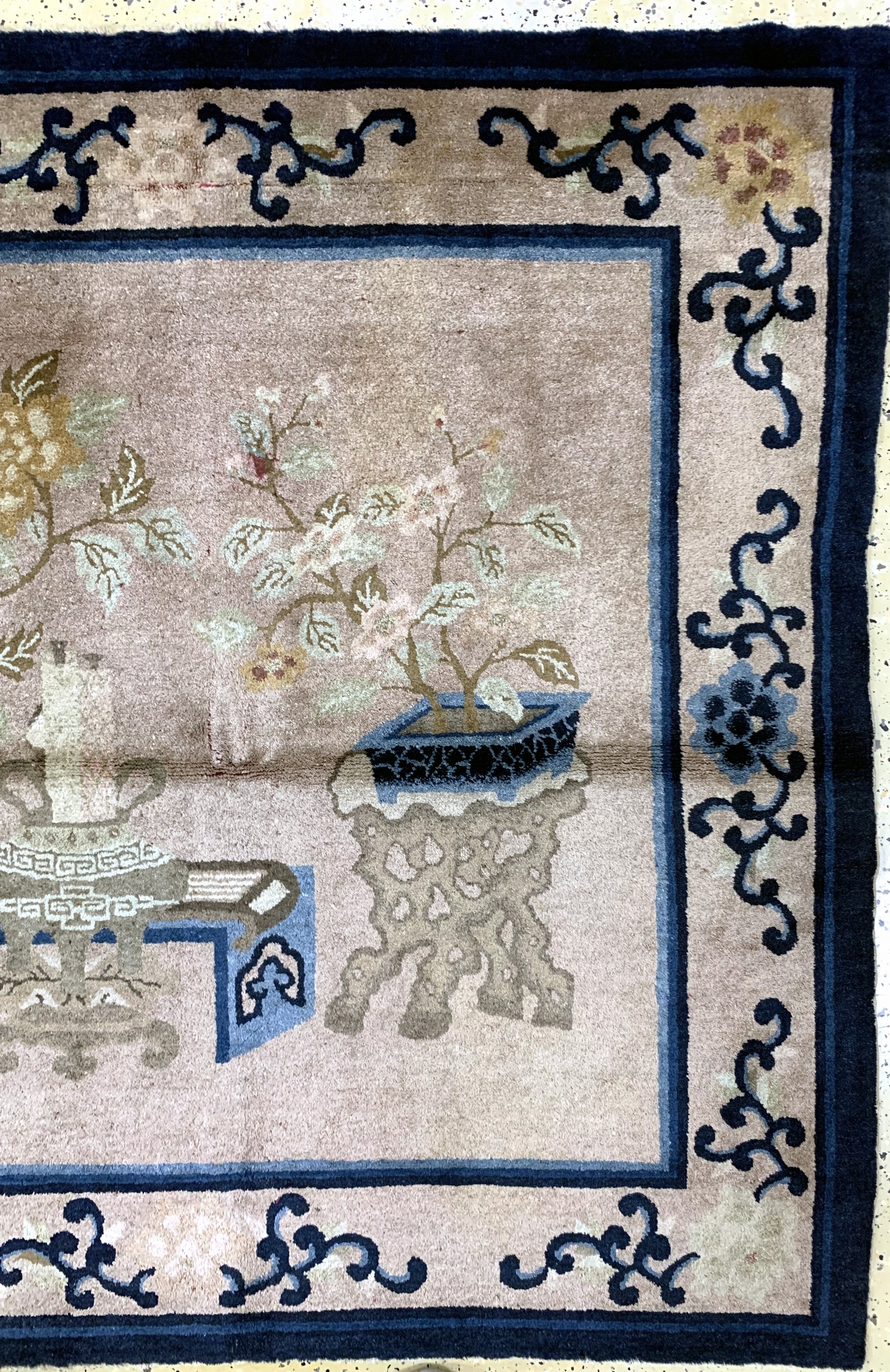 Detail a: Pao Tow antik, China, um 1900, Wolle auf Baumwolle, ca. 155 x 235 cm, EHZ: 2-3