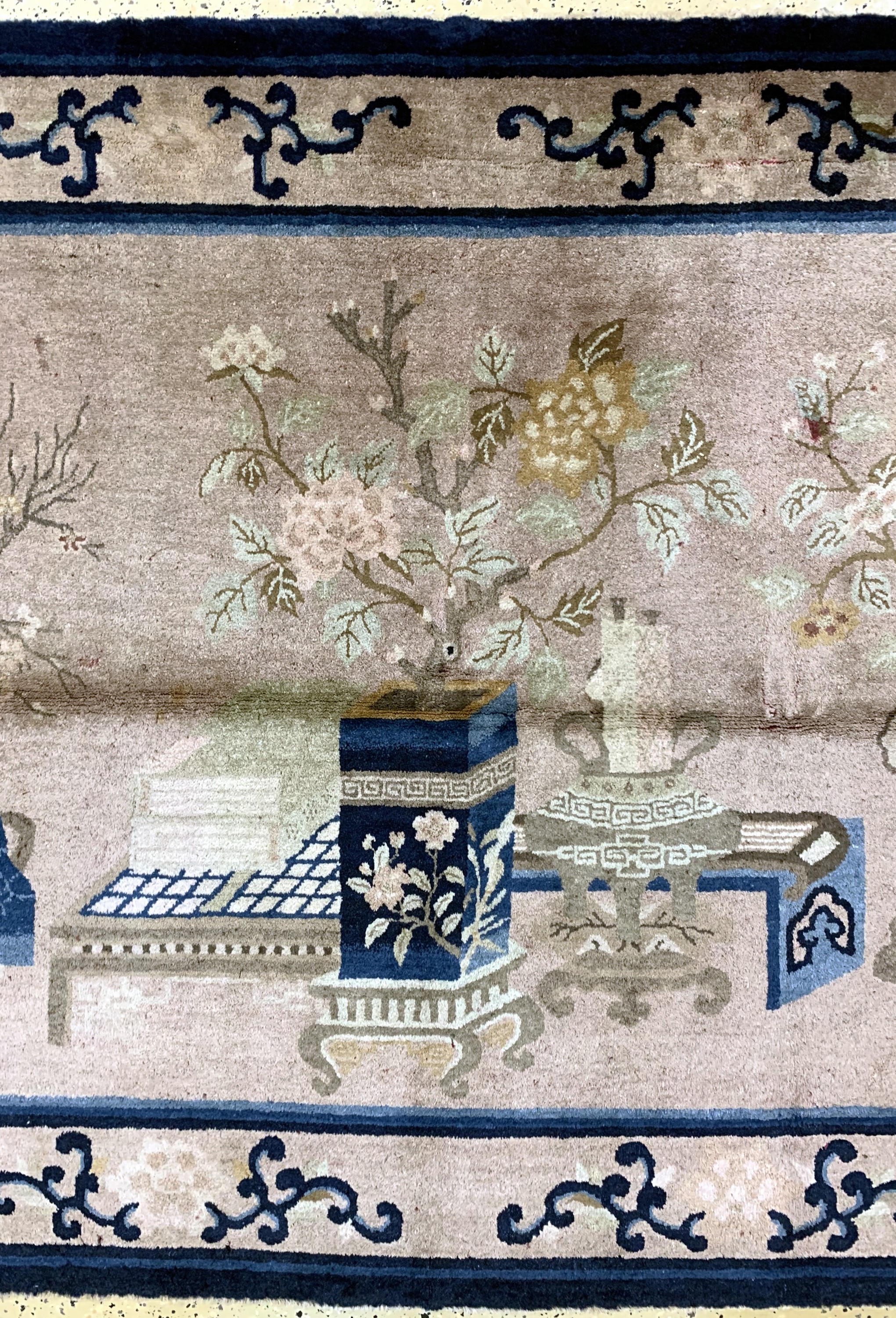 Detail b: Pao Tow antik, China, um 1900, Wolle auf Baumwolle, ca. 155 x 235 cm, EHZ: 2-3