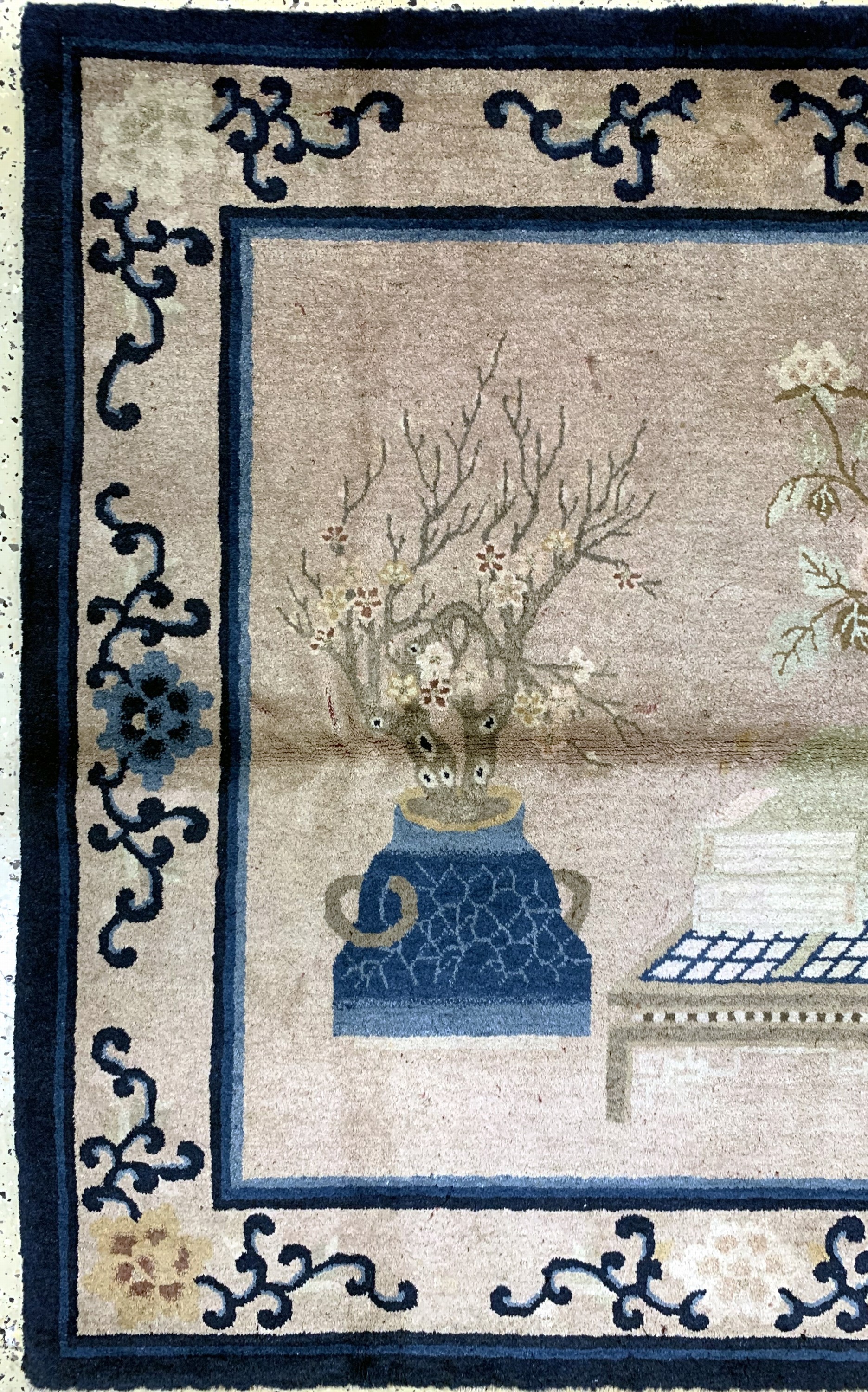 Detail c: Pao Tow antik, China, um 1900, Wolle auf Baumwolle, ca. 155 x 235 cm, EHZ: 2-3