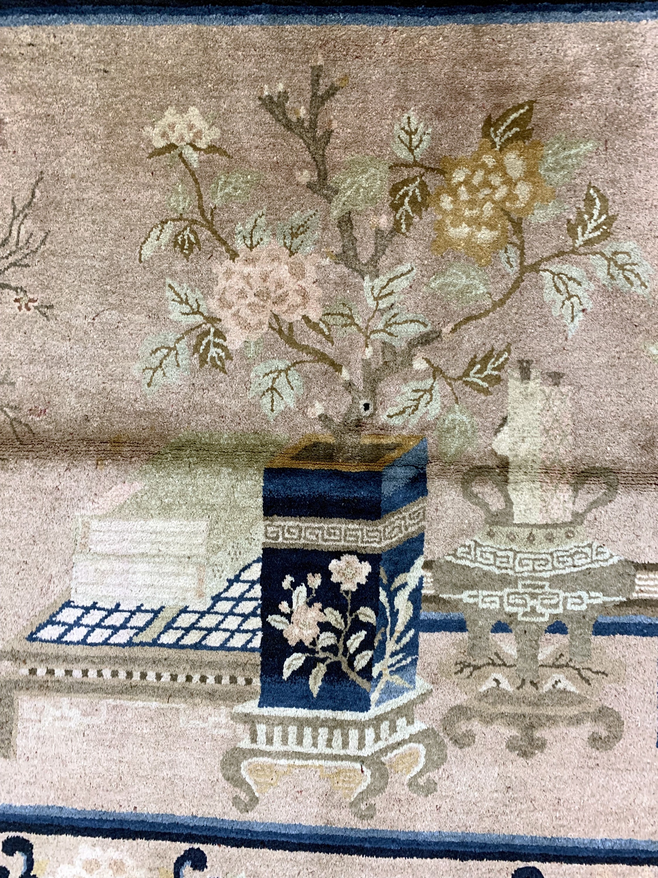 Detail d: Pao Tow antik, China, um 1900, Wolle auf Baumwolle, ca. 155 x 235 cm, EHZ: 2-3