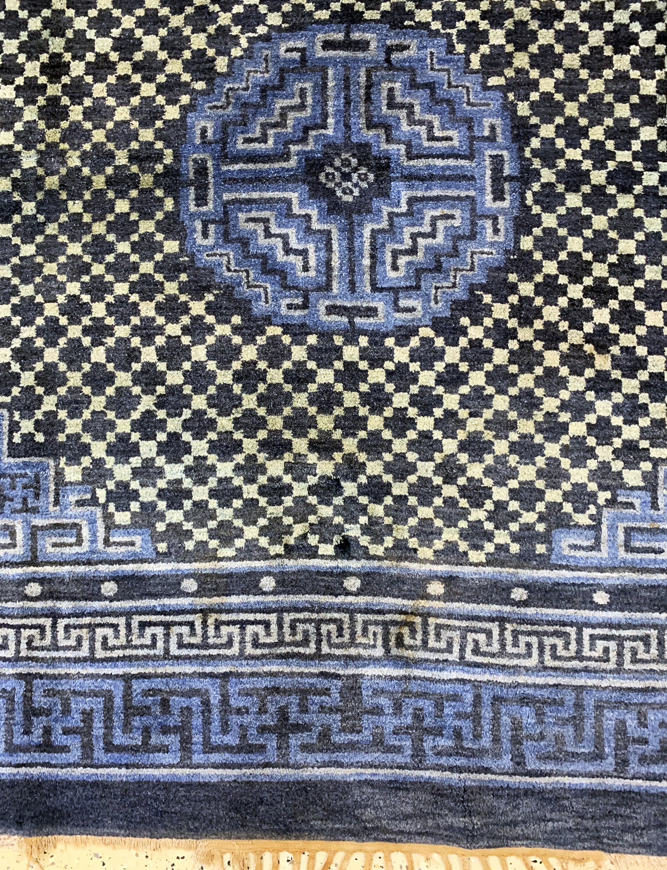 Detail b: Pao Tow antik, China, um 1900, Wolle auf Baumwolle, ca. 165 x 202 cm, EHZ: 2-3