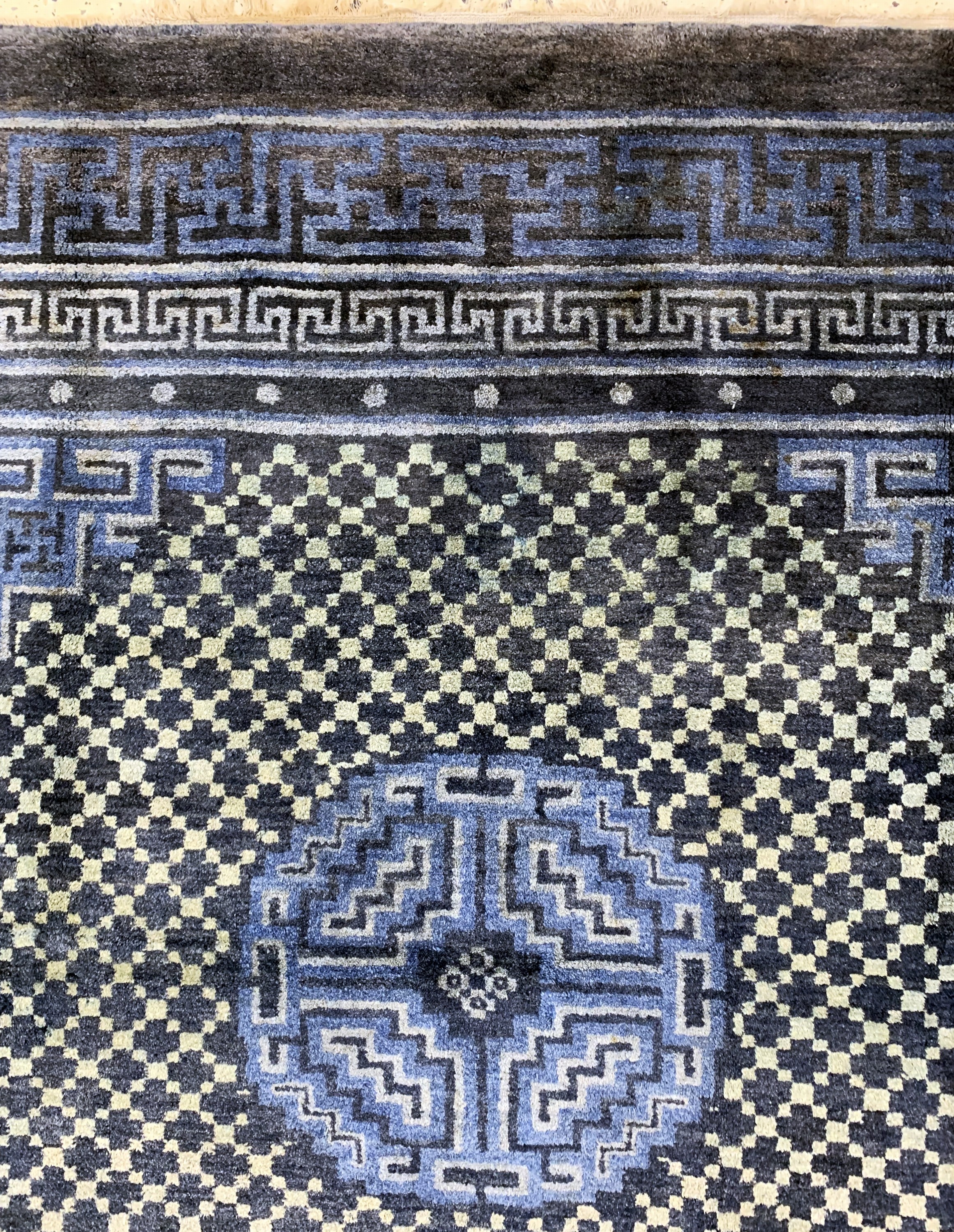 Detail f: Pao Tow antik, China, um 1900, Wolle auf Baumwolle, ca. 165 x 202 cm, EHZ: 2-3