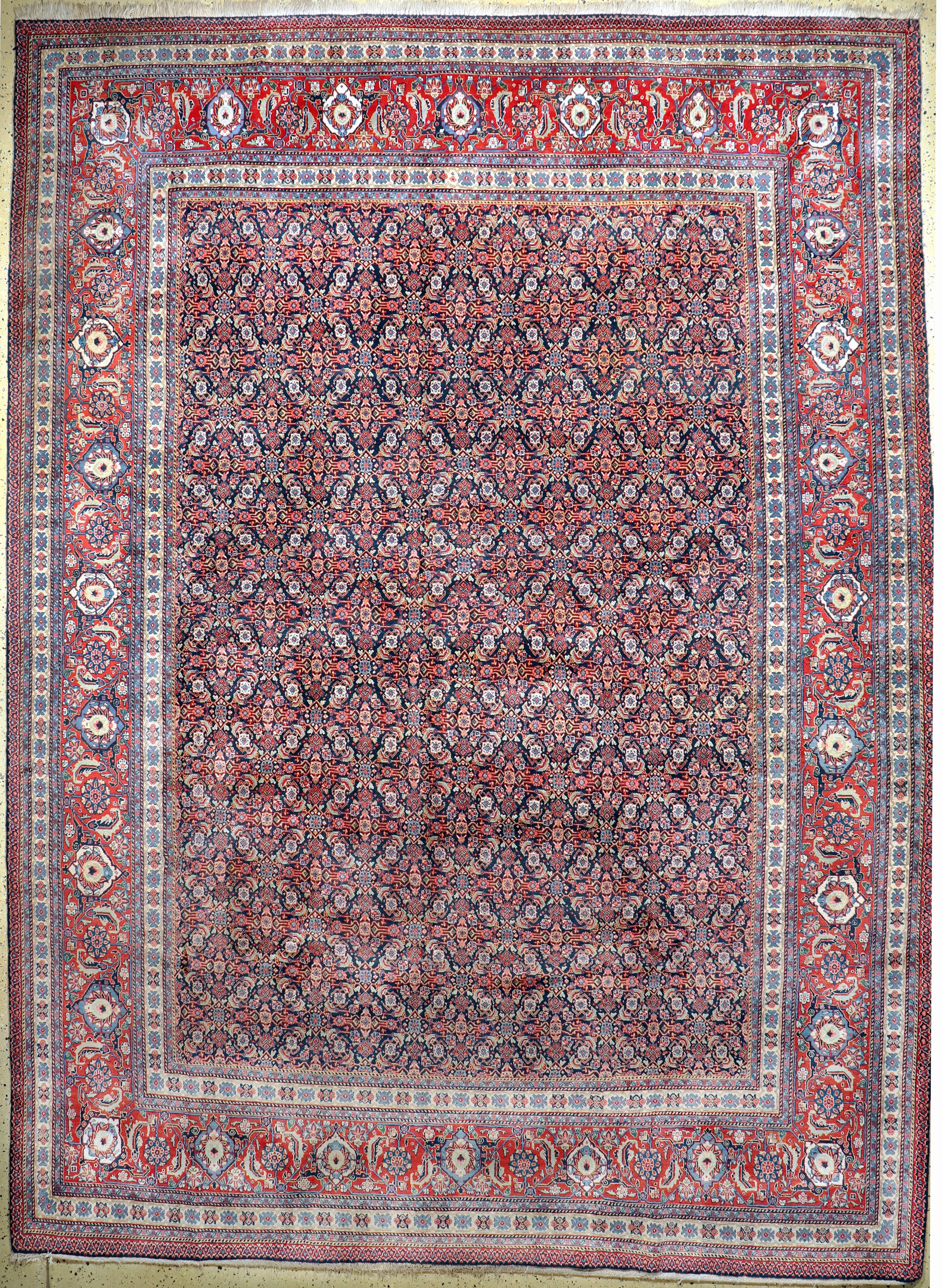 Täbriz"Mashaiekhi"alt, Persien, Mitte 20.Jhd, Wolle auf Baumwolle, ca. 408 x 298 cm,EHZ: 2
