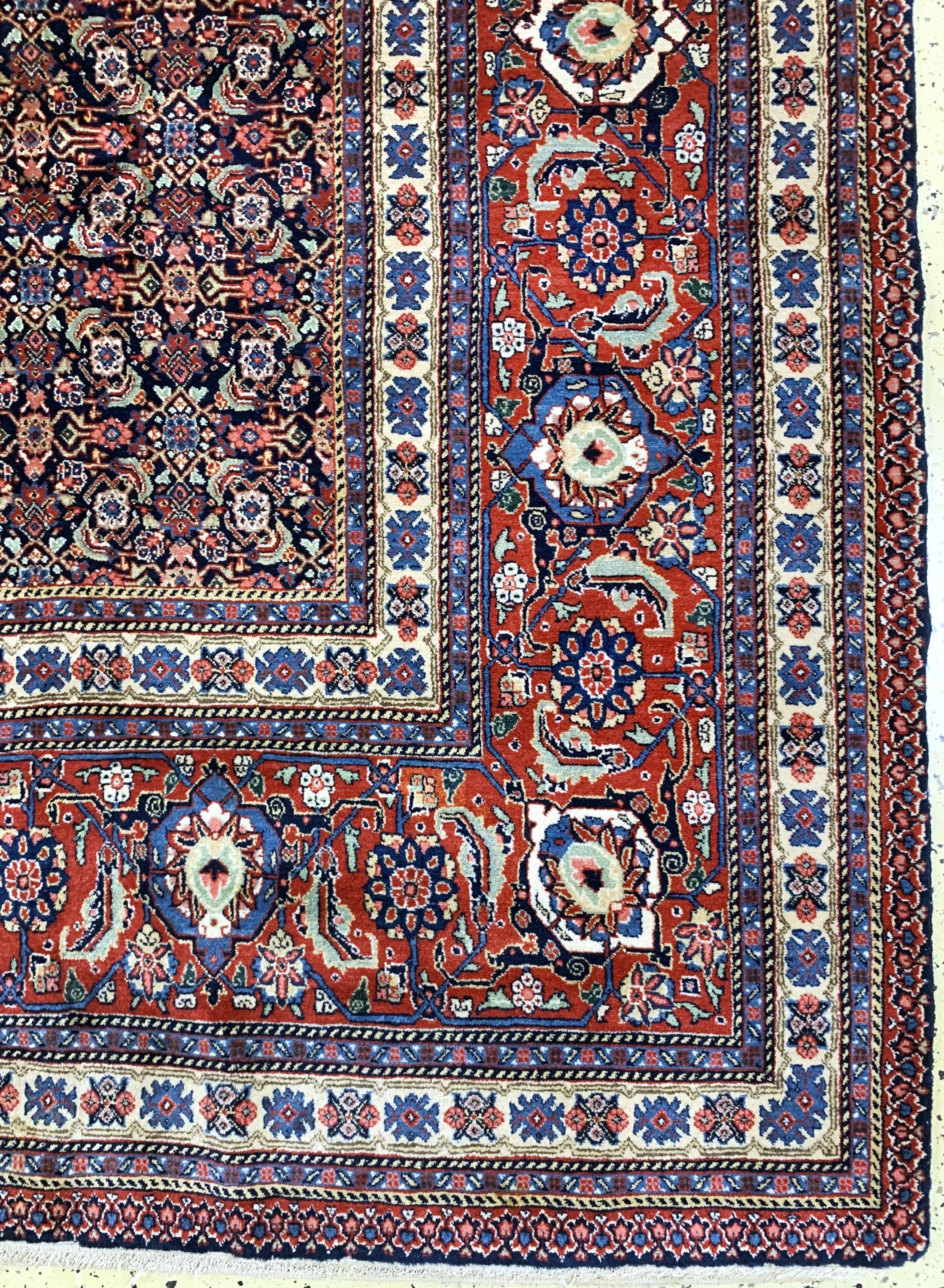 Detail a: Täbriz"Mashaiekhi"alt, Persien, Mitte 20.Jhd, Wolle auf Baumwolle, ca. 408 x 298 cm,EHZ: 2
