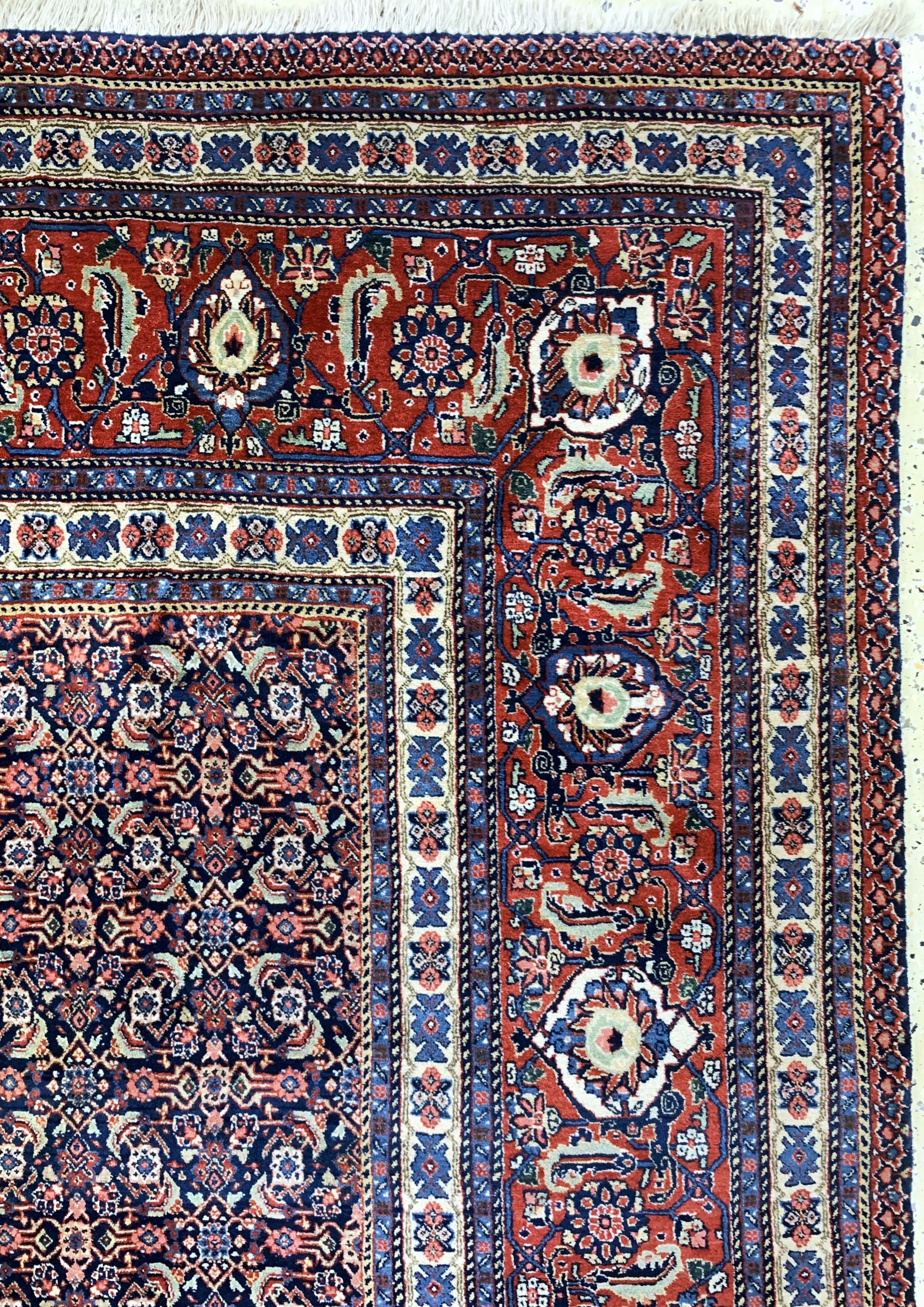 Detail e: Täbriz"Mashaiekhi"alt, Persien, Mitte 20.Jhd, Wolle auf Baumwolle, ca. 408 x 298 cm,EHZ: 2