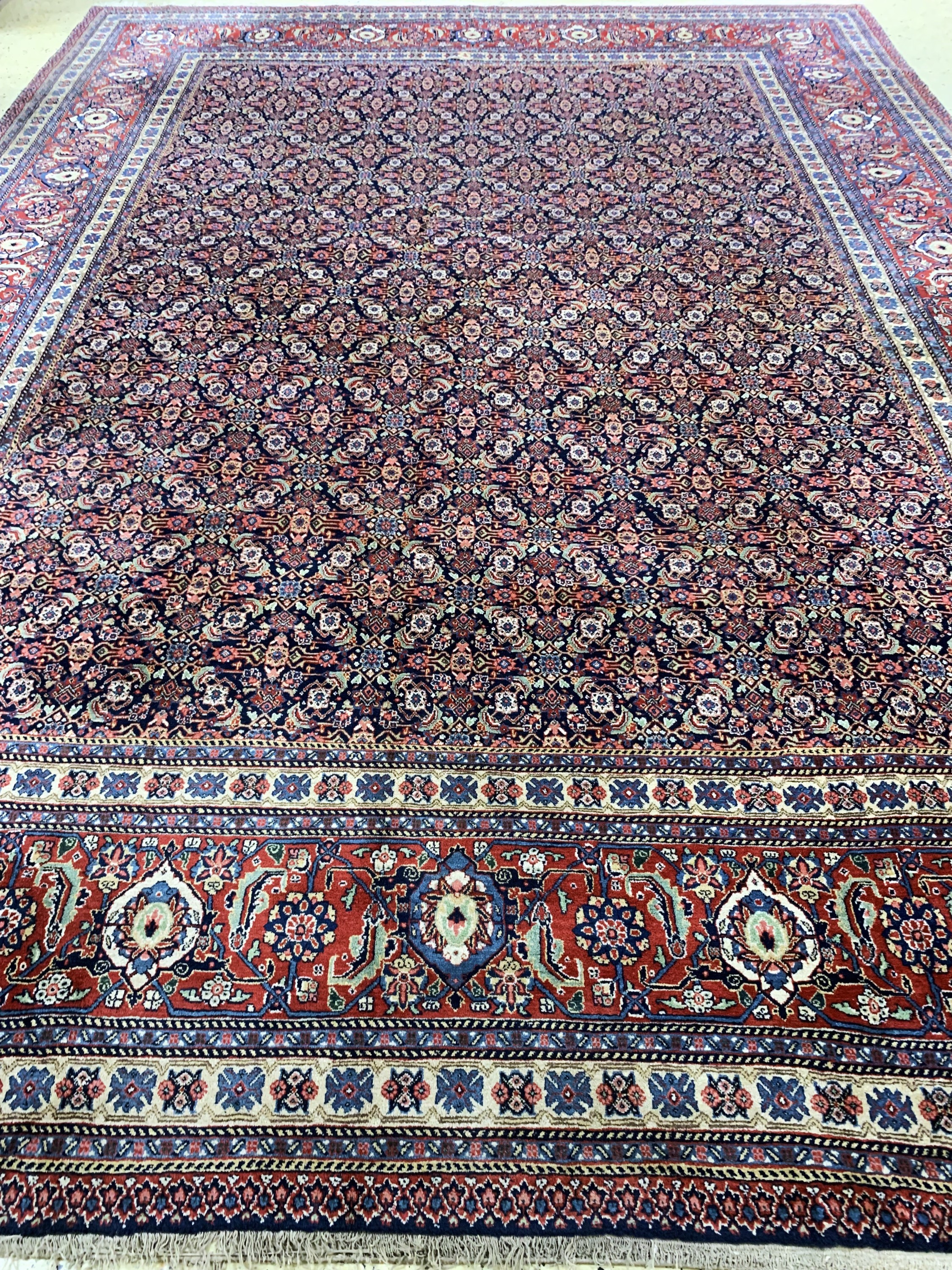 Detail f: Täbriz"Mashaiekhi"alt, Persien, Mitte 20.Jhd, Wolle auf Baumwolle, ca. 408 x 298 cm,EHZ: 2