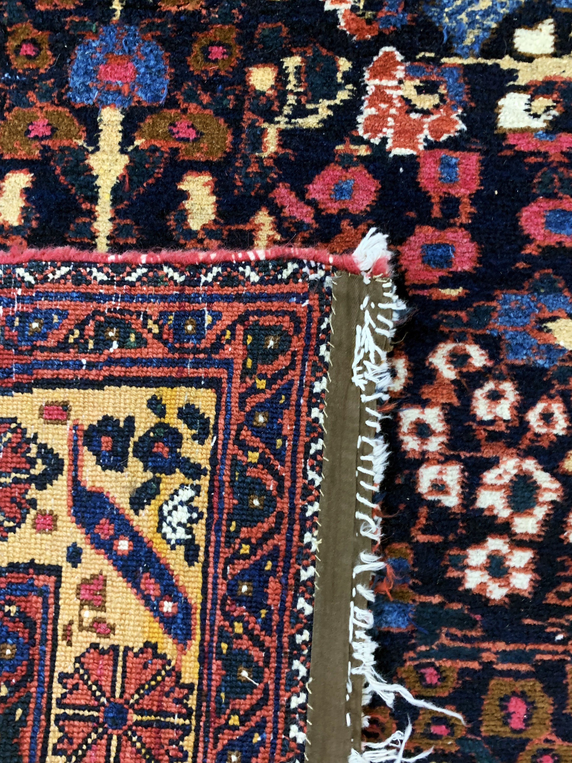 Detail f: Afschar alt, Persien, Mitte 20.Jhd, Wolle auf Baumwolle, ca. 200 x 150 cm, EHZ: 2-3