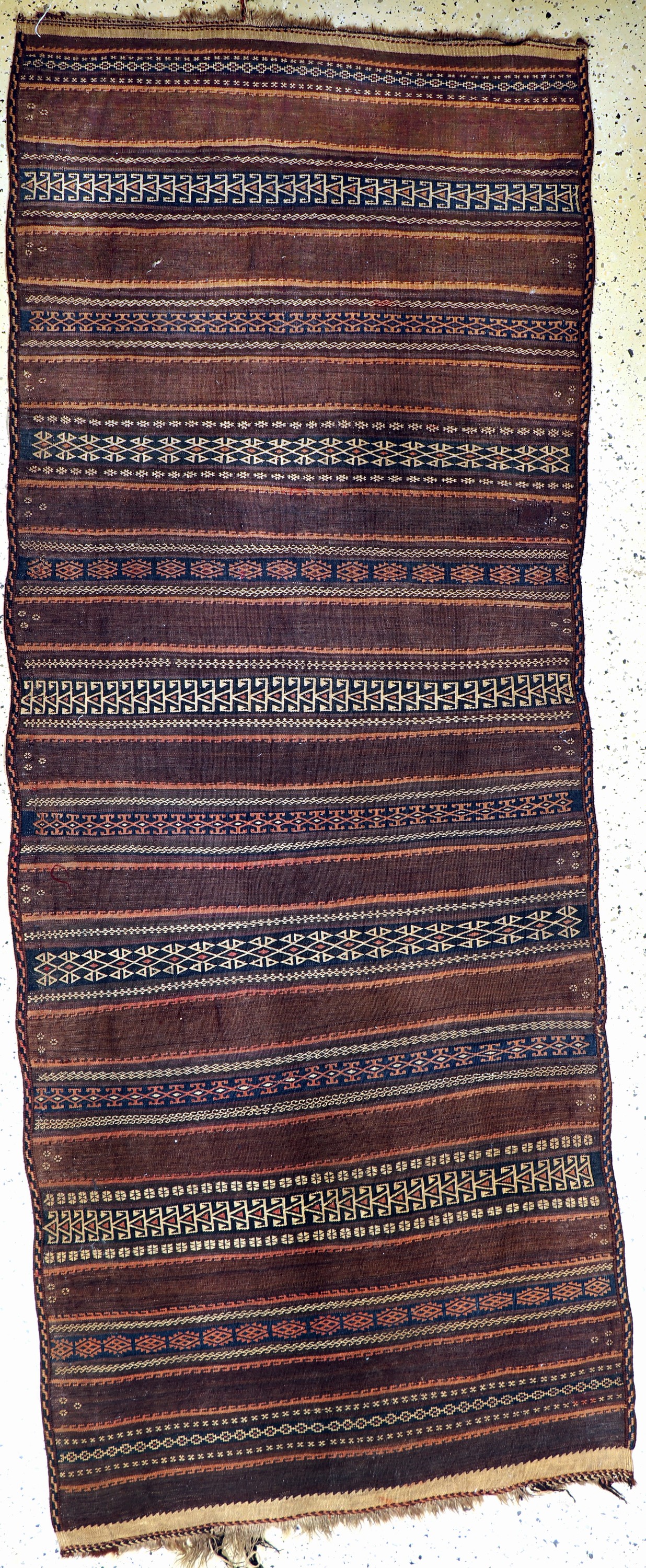 Belutsch Sumakh, Persien, um 1900, Wolle auf Wolle, ca. 290 x 115 cm, EHZ: 2-3