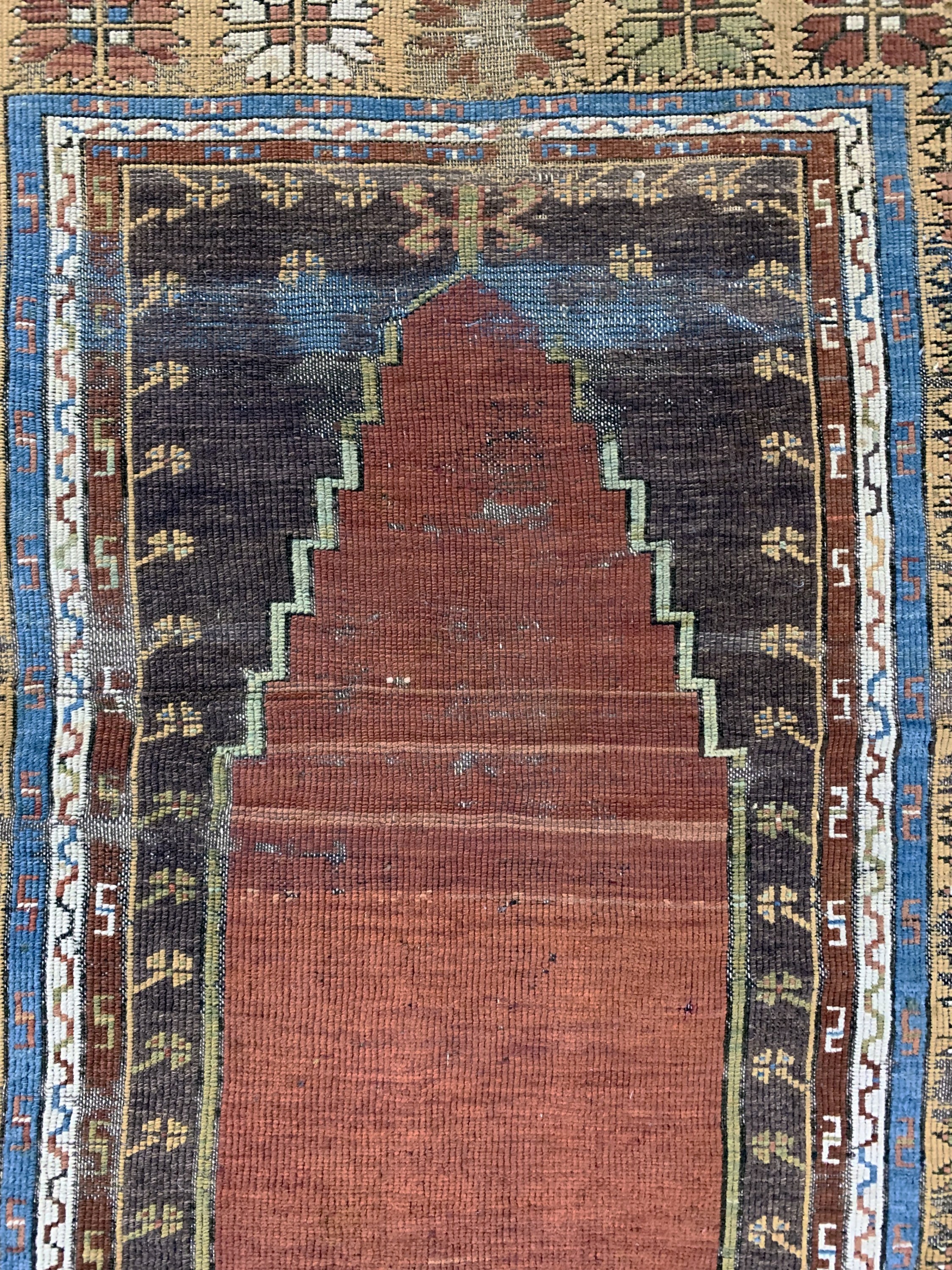 Detail b: Melas antik, Türkei, 19.Jhd, Wolle auf Wolle, ca. 135 x 110 cm, EHZ: 4