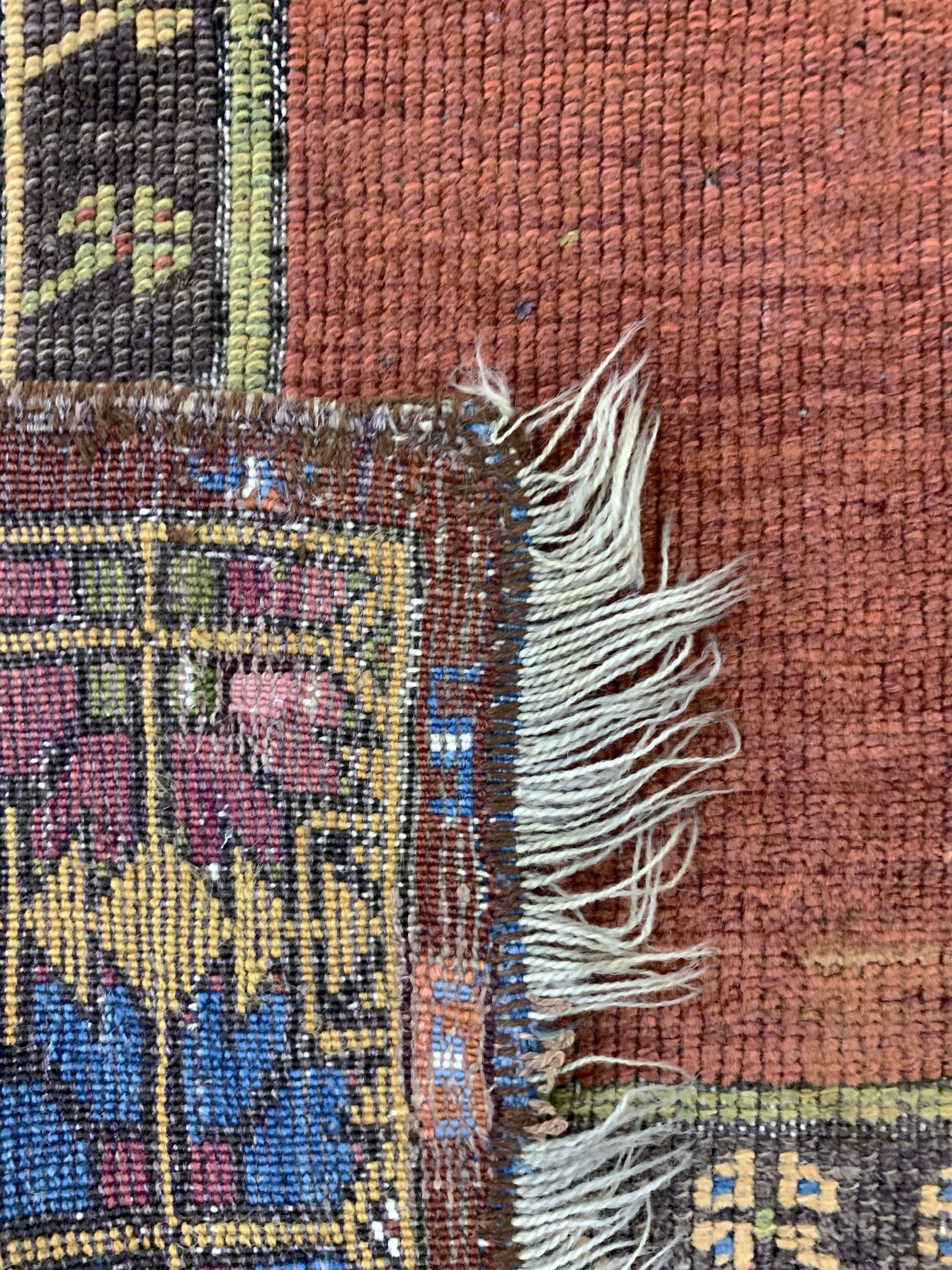 Detail e: Melas antik, Türkei, 19.Jhd, Wolle auf Wolle, ca. 135 x 110 cm, EHZ: 4