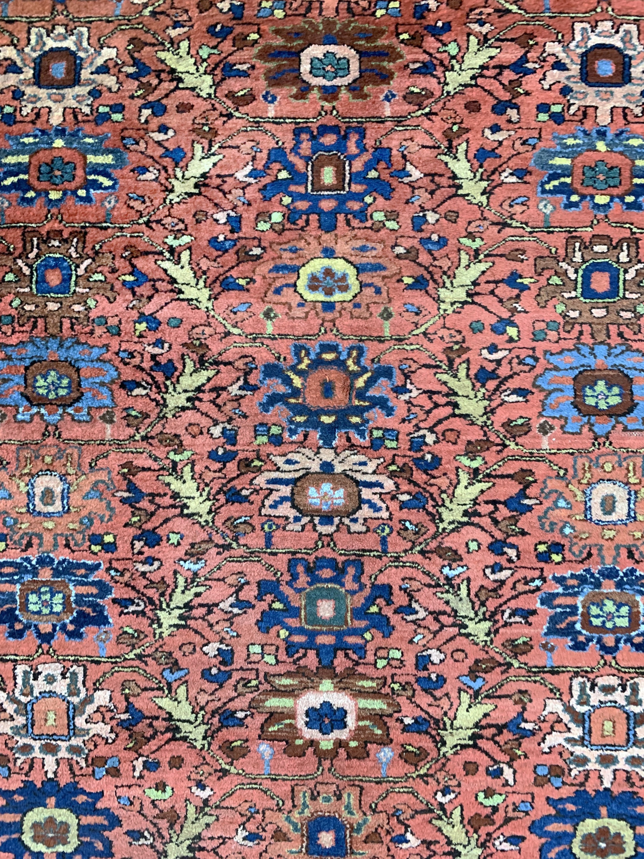 Detail b: Nahawand fein, Persien, Wolle auf Baumwolle, ca. 192 x 144 cm, EHZ: 2-3