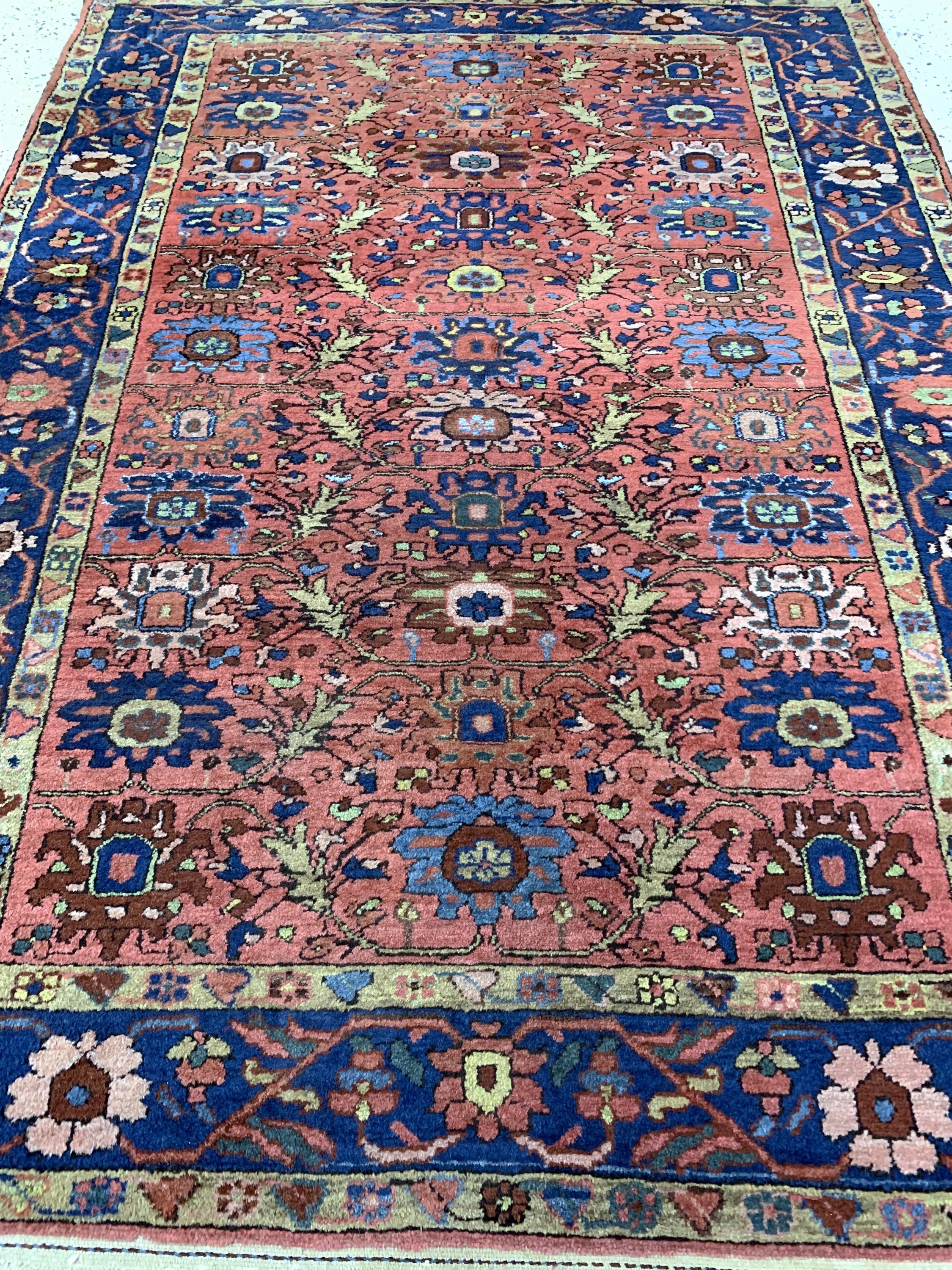 Detail d: Nahawand fein, Persien, Wolle auf Baumwolle, ca. 192 x 144 cm, EHZ: 2-3