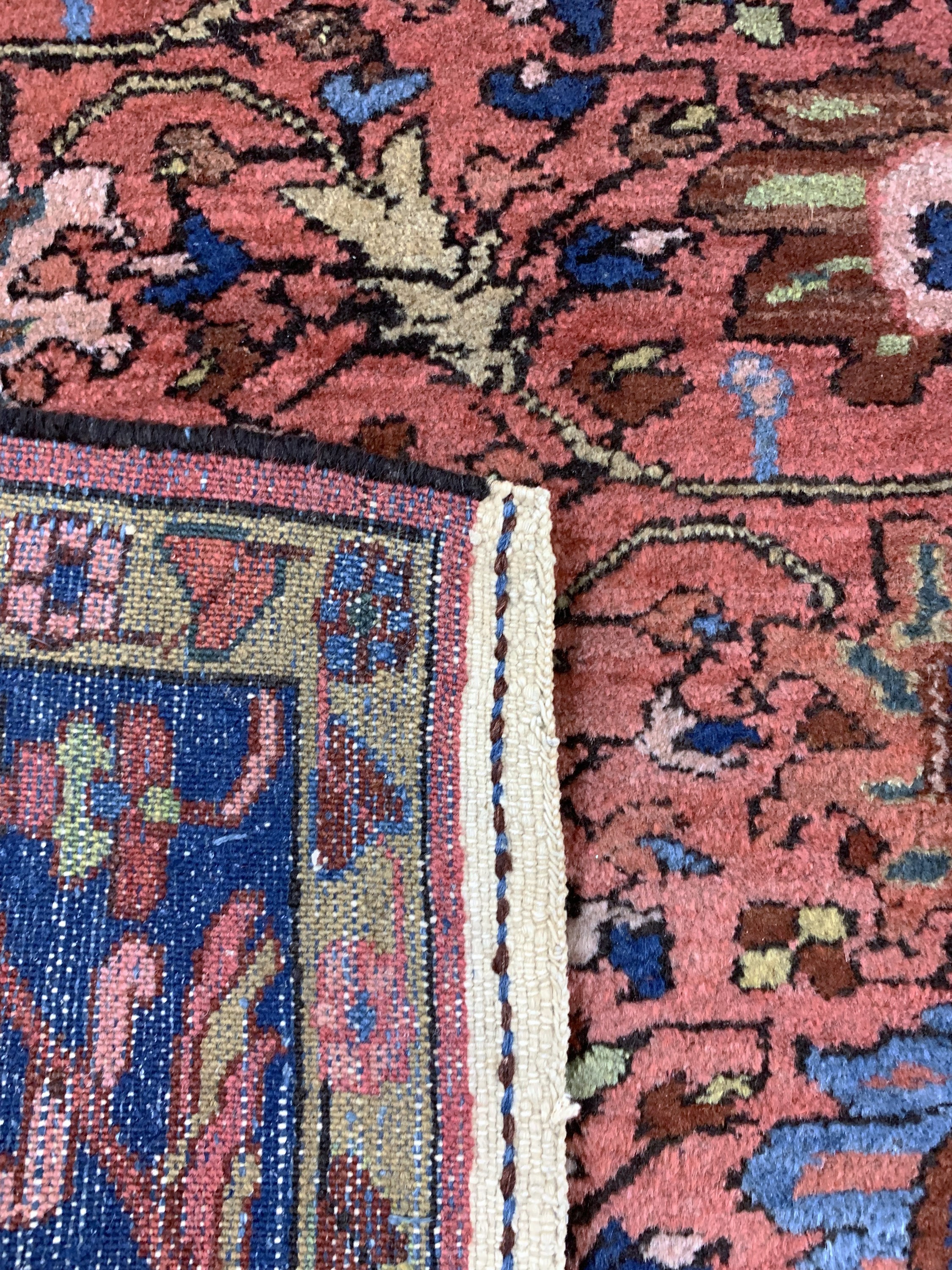Detail e: Nahawand fein, Persien, Wolle auf Baumwolle, ca. 192 x 144 cm, EHZ: 2-3