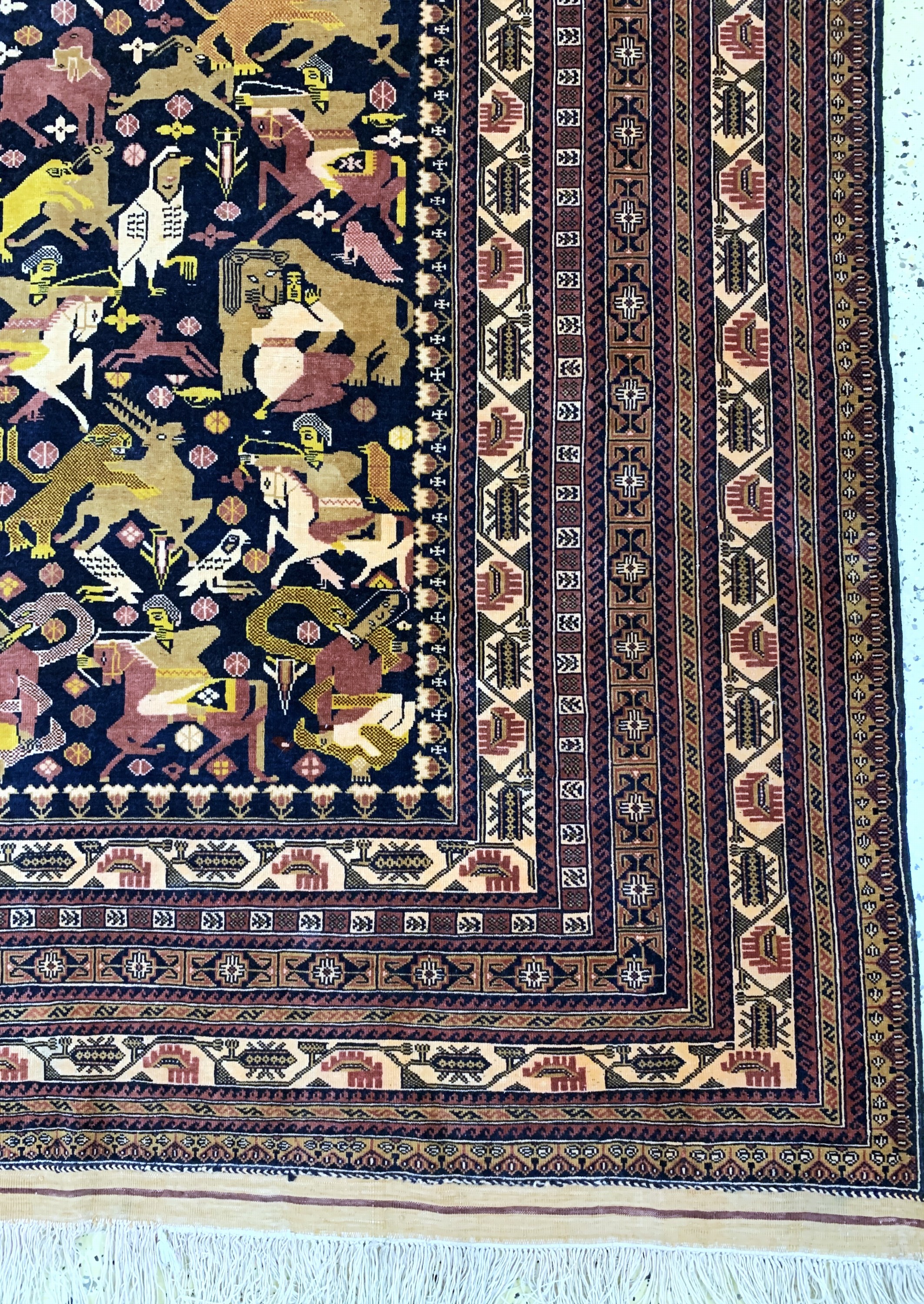 Detail a: Yagcibedir alt, Türkei, Anfang 20.Jhd, Wolle auf Baumwolle, ca. 300 x 190 cm, EHZ: 2