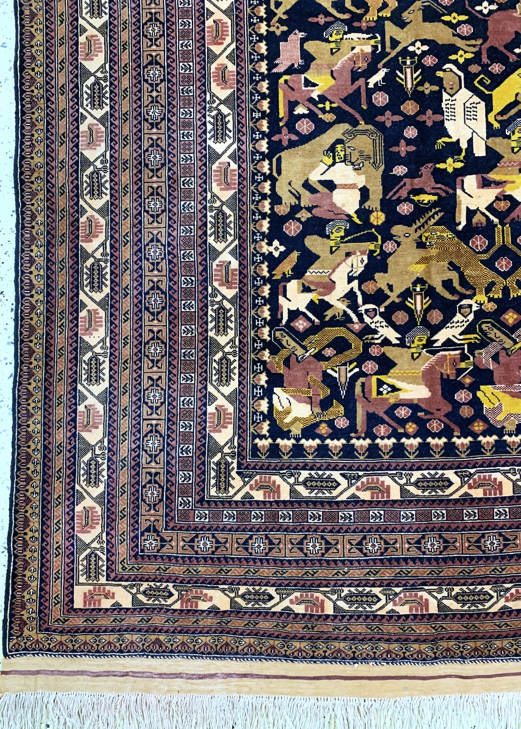 Detail b: Yagcibedir alt, Türkei, Anfang 20.Jhd, Wolle auf Baumwolle, ca. 300 x 190 cm, EHZ: 2