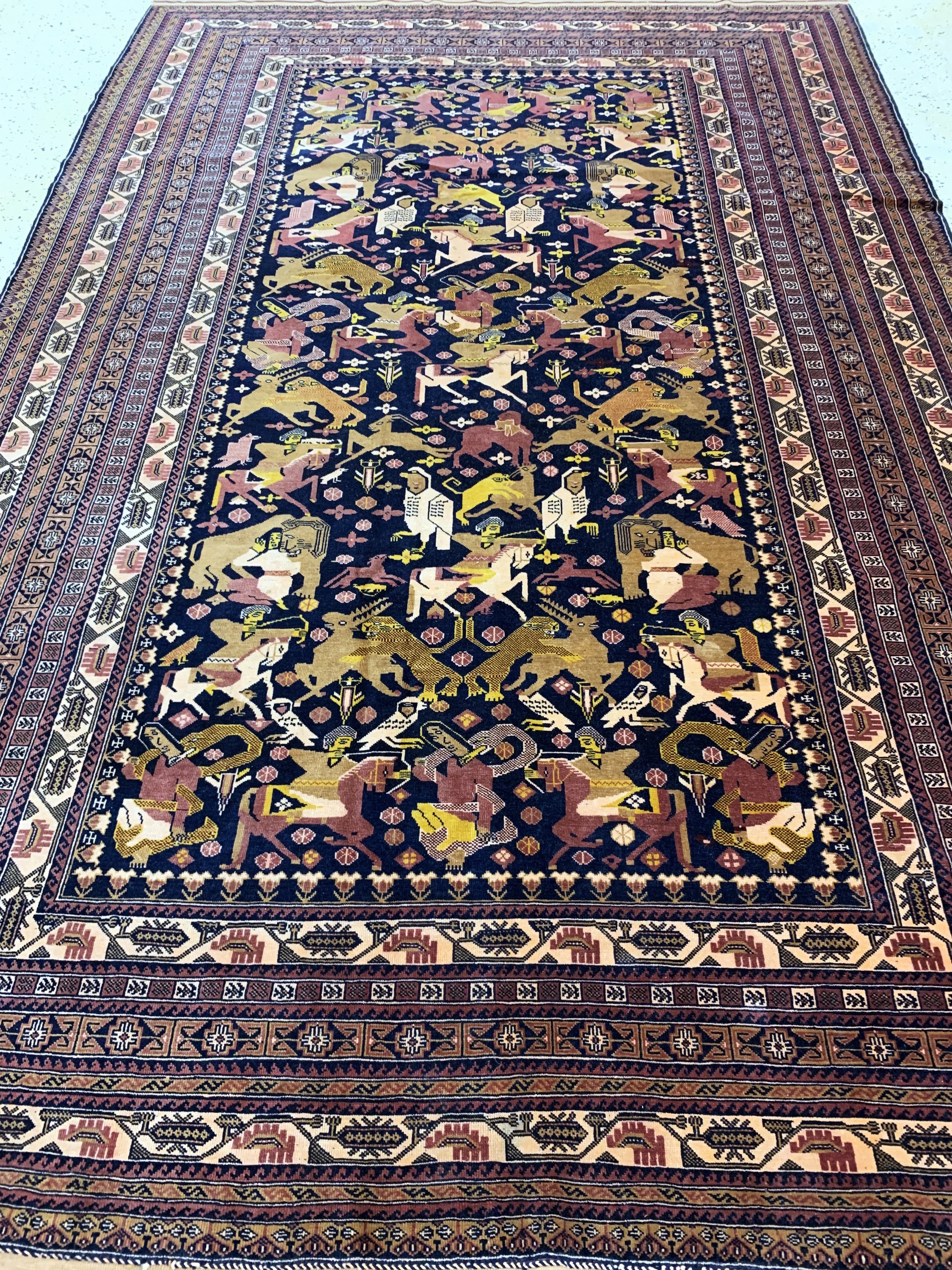 Detail f: Yagcibedir alt, Türkei, Anfang 20.Jhd, Wolle auf Baumwolle, ca. 300 x 190 cm, EHZ: 2