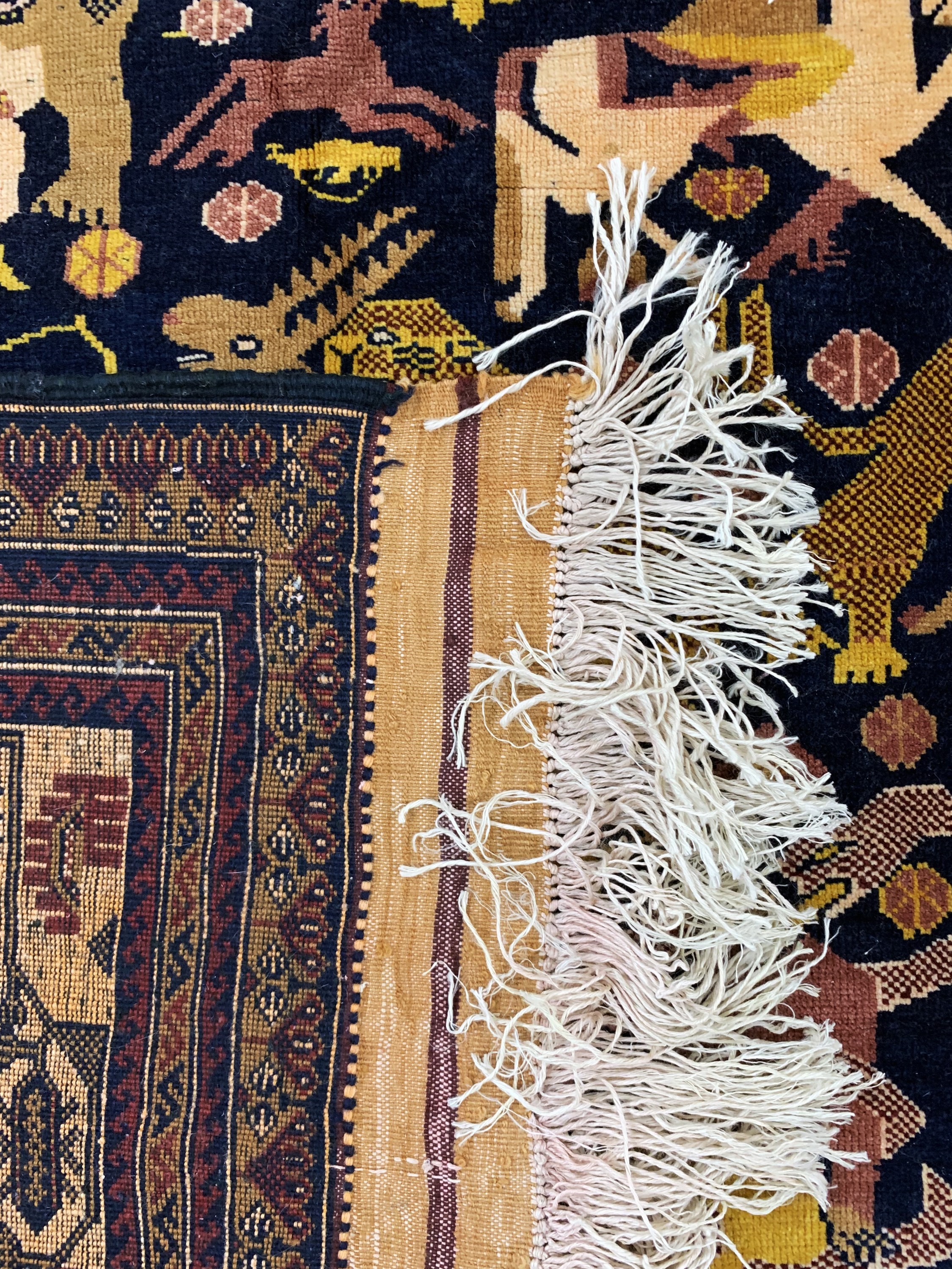 Detail g: Yagcibedir alt, Türkei, Anfang 20.Jhd, Wolle auf Baumwolle, ca. 300 x 190 cm, EHZ: 2