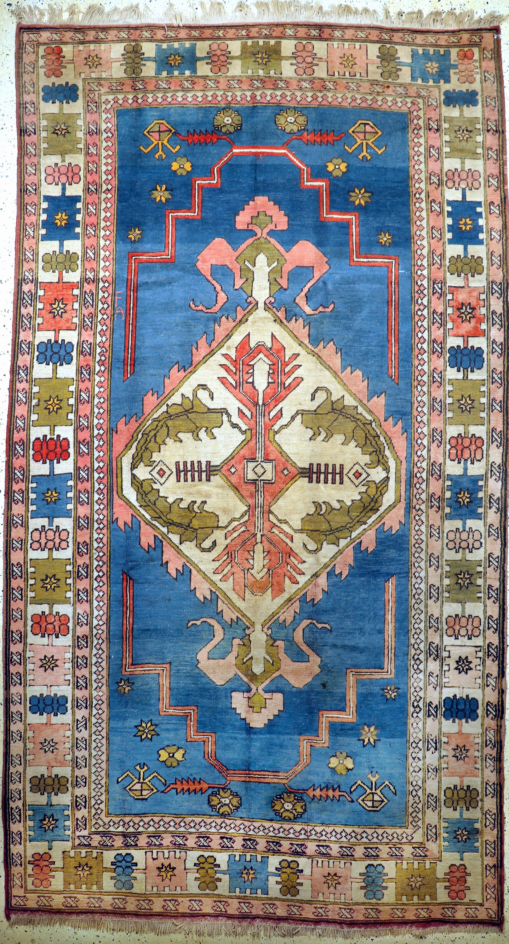 Kars, Türkei, Mitte 20.Jhd, Wolle auf Wolle, ca. 370 x 203 cm, EHZ: 2