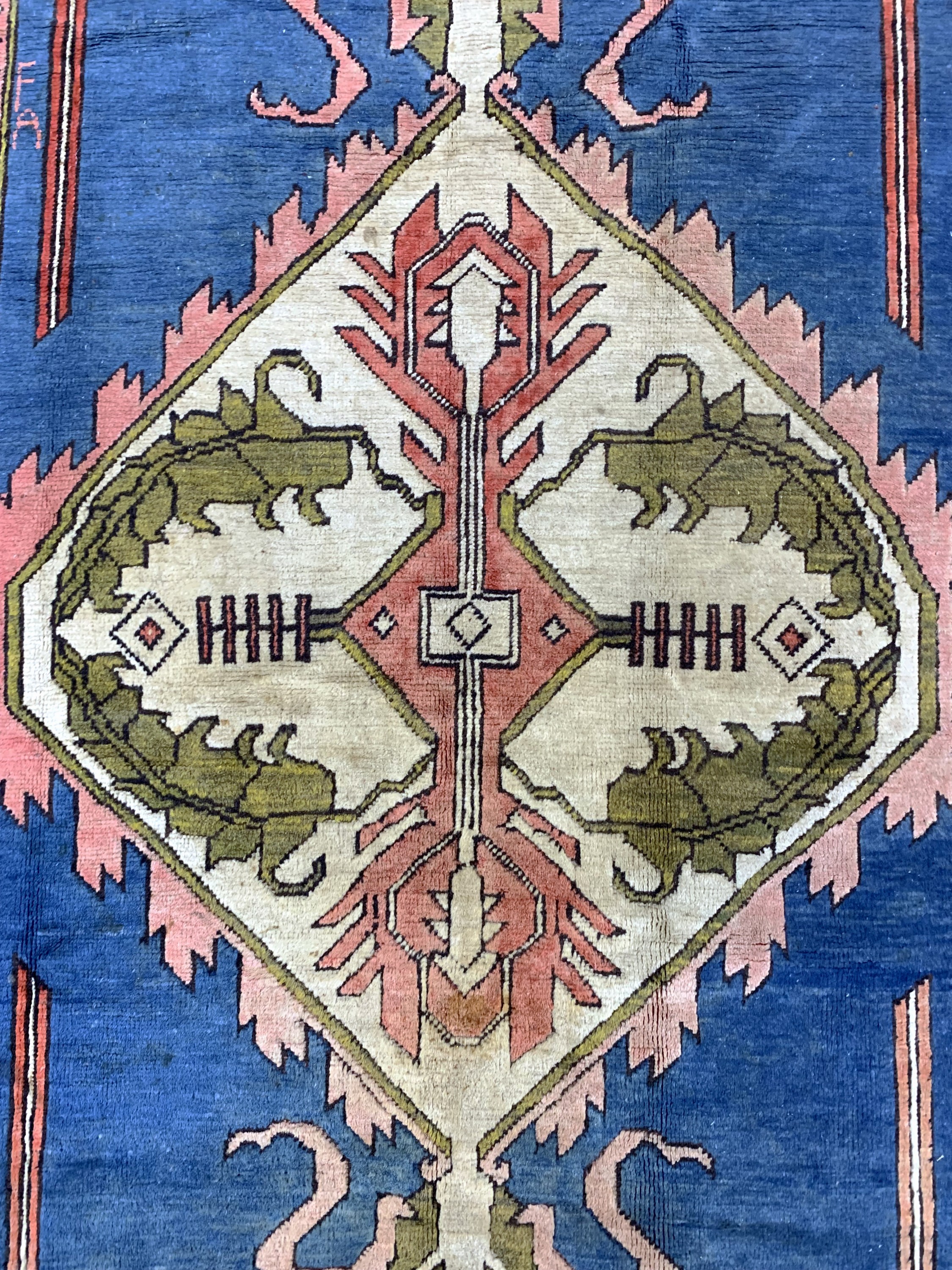 Detail c: Kars, Türkei, Mitte 20.Jhd, Wolle auf Wolle, ca. 370 x 203 cm, EHZ: 2